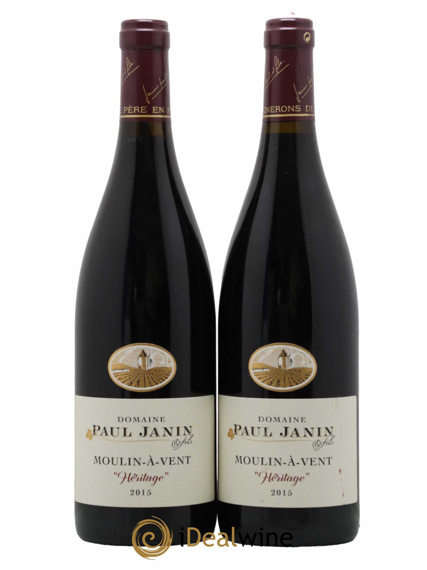 Moulin-à-Vent Héritage Domaine Paul Janin 2015 - Lot de 2 bouteilles - 0