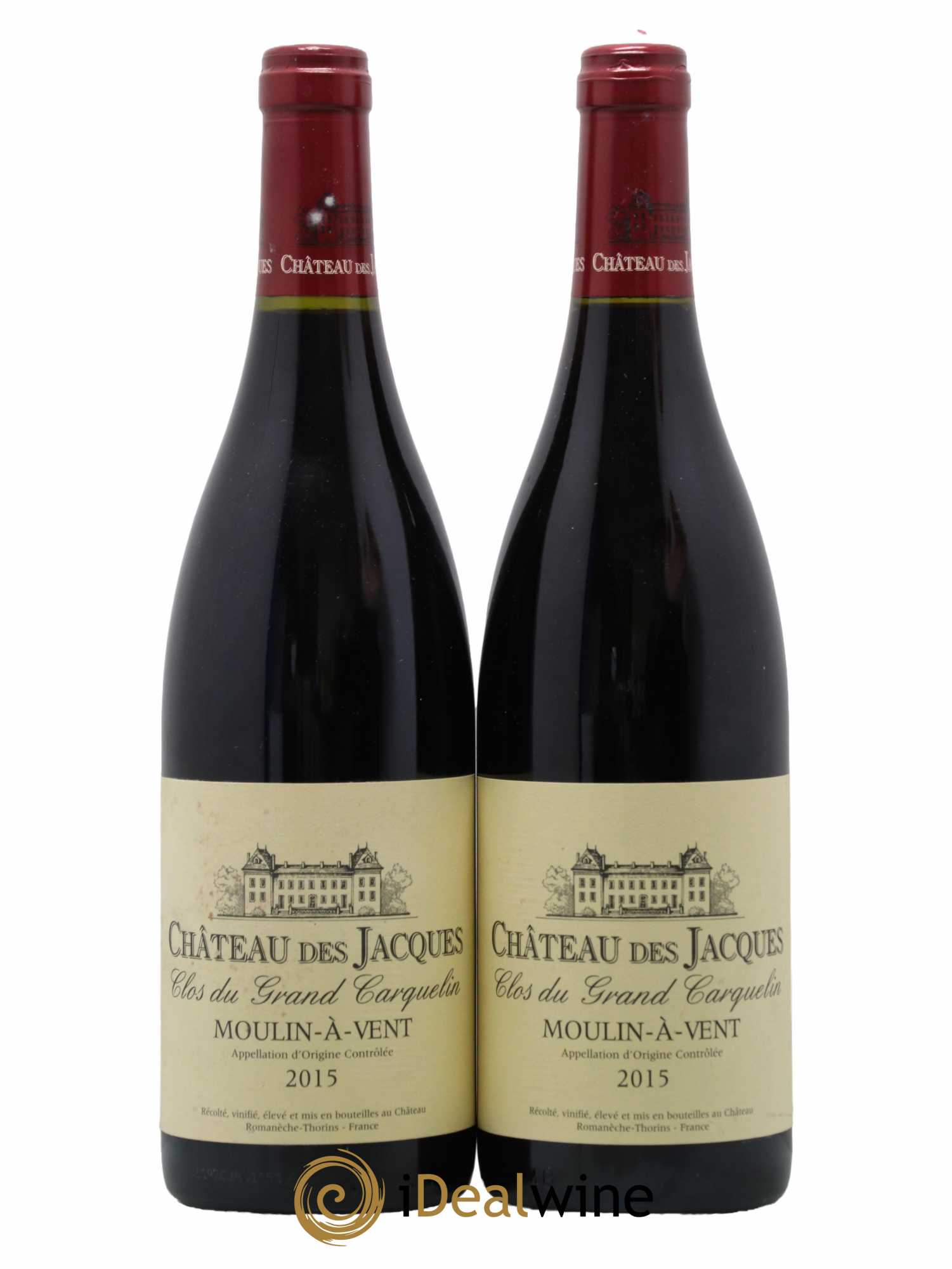 Moulin-à-Vent Clos du Grand Carquelin Château des Jacques 2015 - Lot de 2 bouteilles - 0
