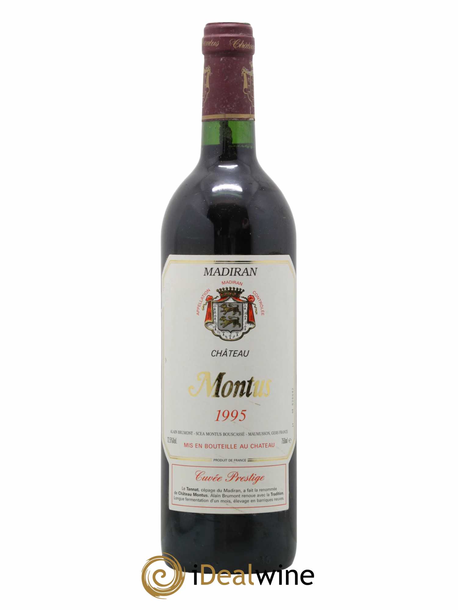 Madiran Château Montus-Prestige Alain Brumont 1995 - Lot de 1 bouteille - 0