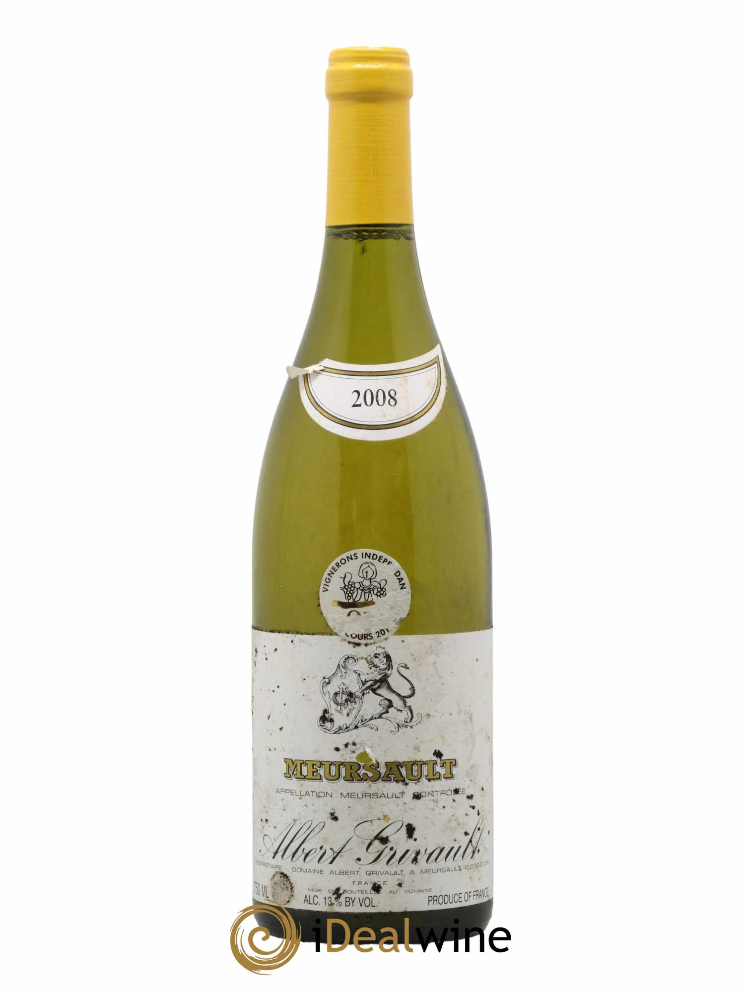 Meursault Albert Grivault 2008 - Lot de 1 bouteille - 0