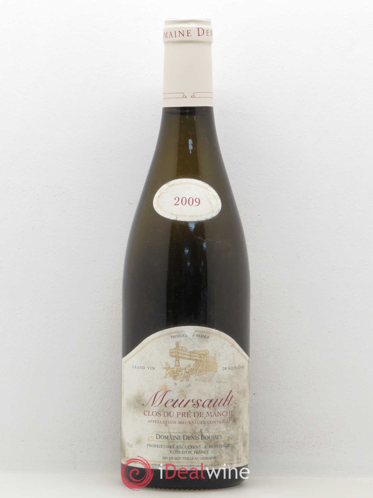 Meursault Clos du Pré de Manche Domaine Denis Boussey 2009 - Posten von 1 Flasche - 0