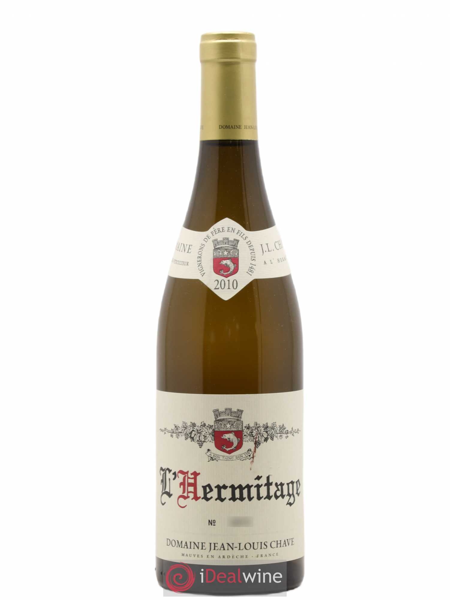 Hermitage Jean-Louis Chave 2010 - Lot de 1 bouteille - 0