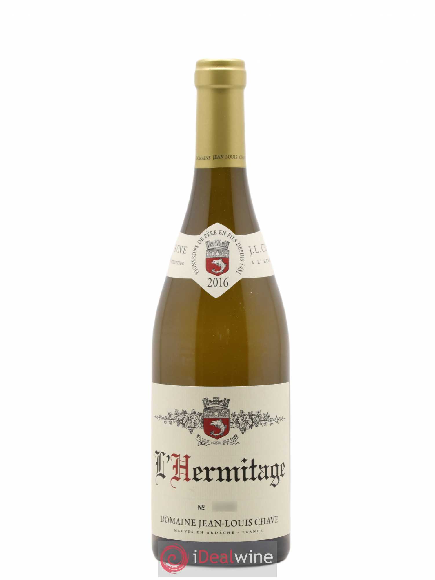 Hermitage Jean-Louis Chave 2016 - Lot de 1 bouteille - 0