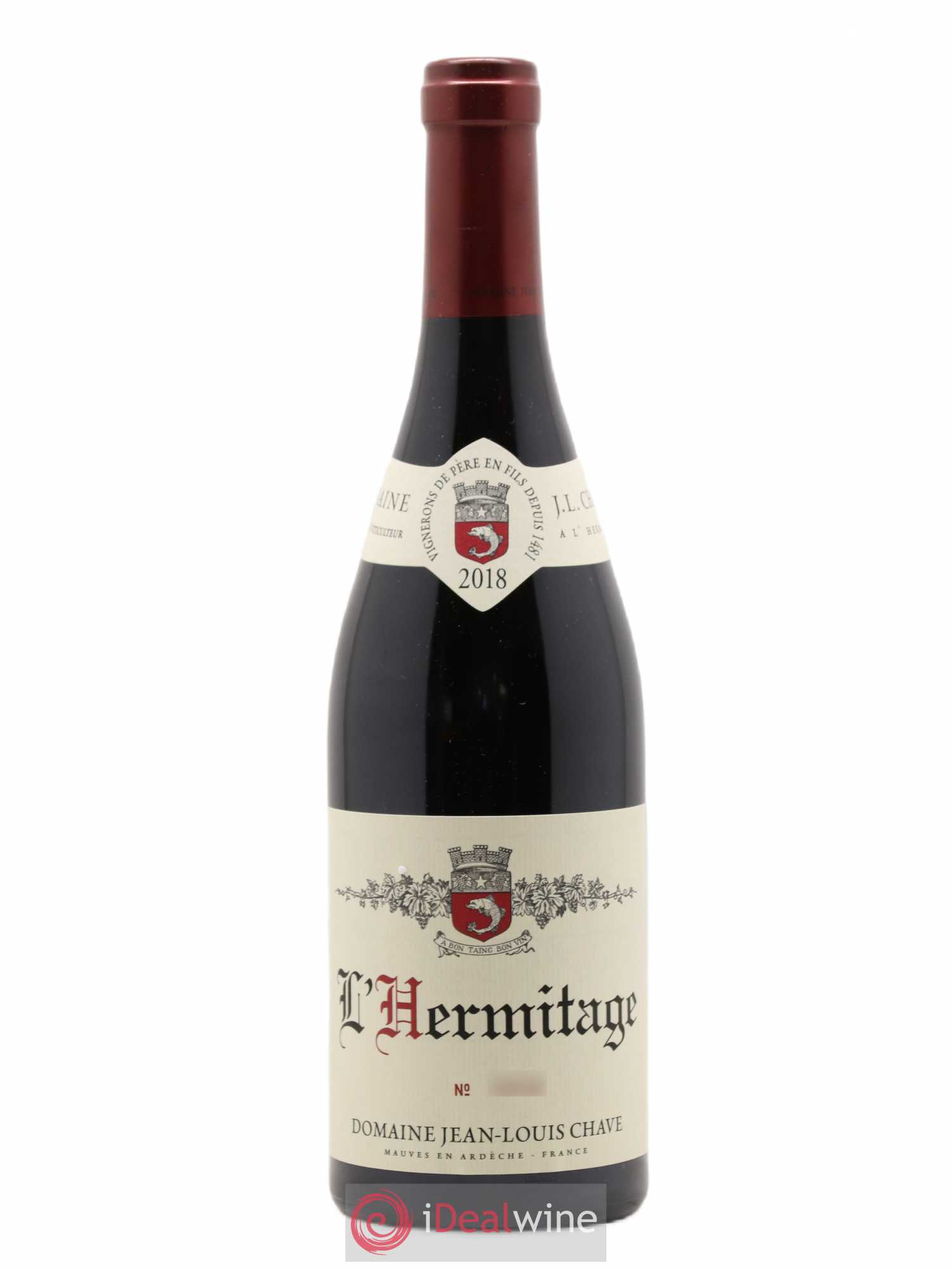 Hermitage Jean-Louis Chave 2018 - Lot de 1 bouteille - 0