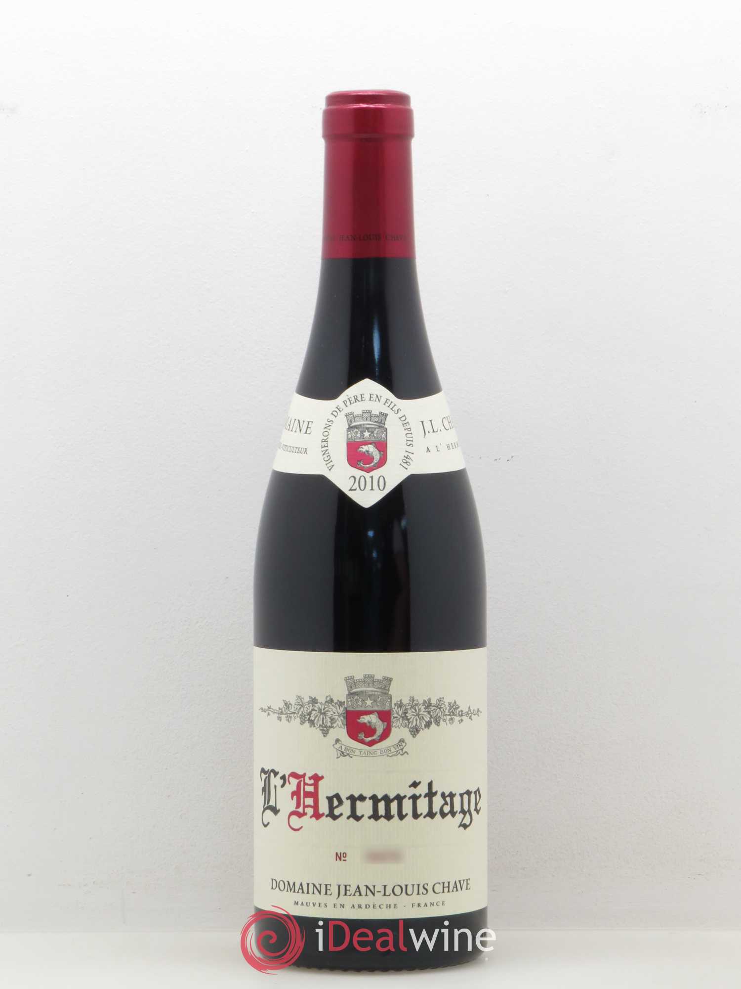 Hermitage Jean-Louis Chave 2010 - Lot de 1 bouteille - 0