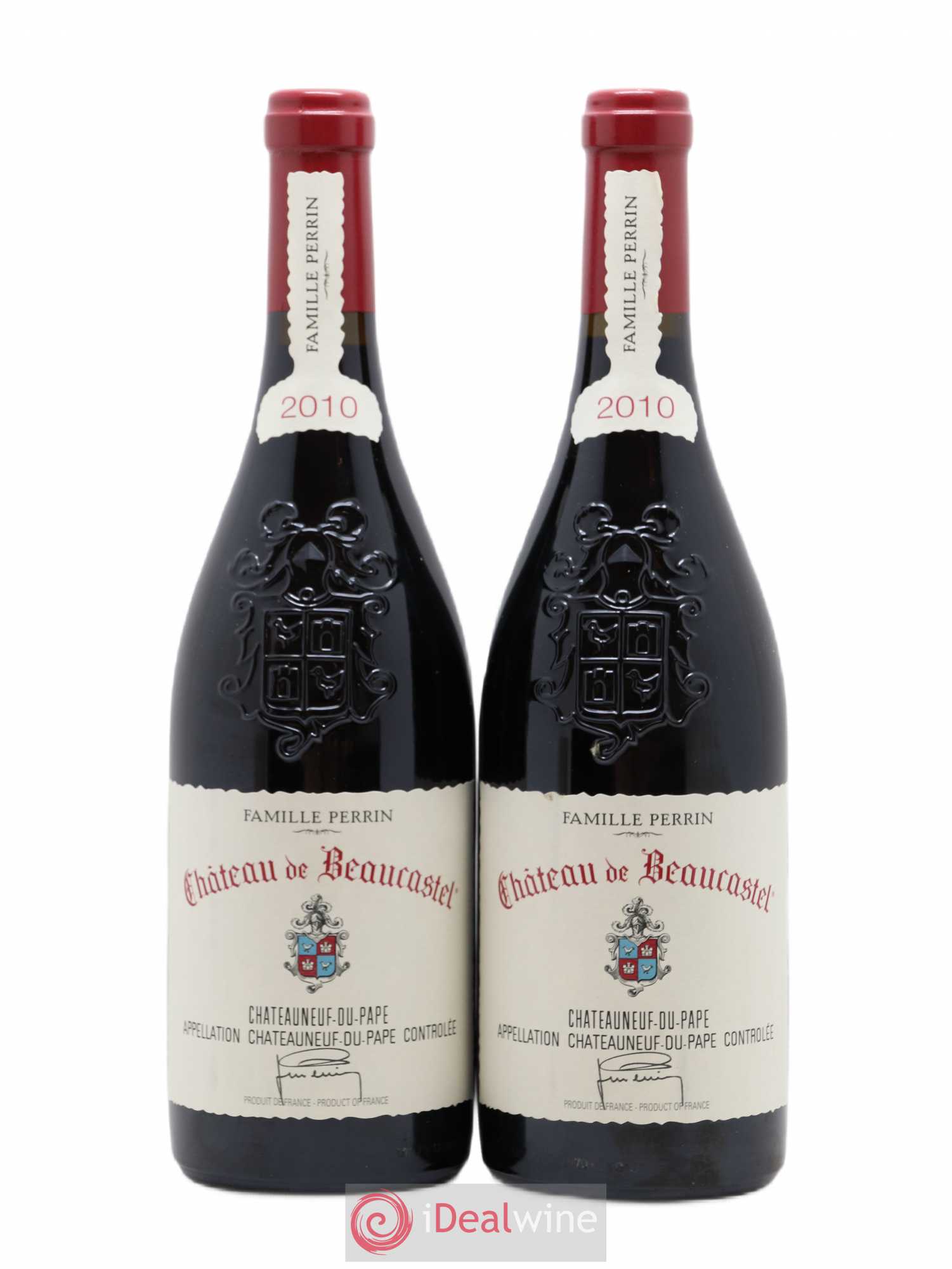 Châteauneuf-du-Pape Château de Beaucastel Famille Perrin 2010 - Lot de 2 bouteilles - 0
