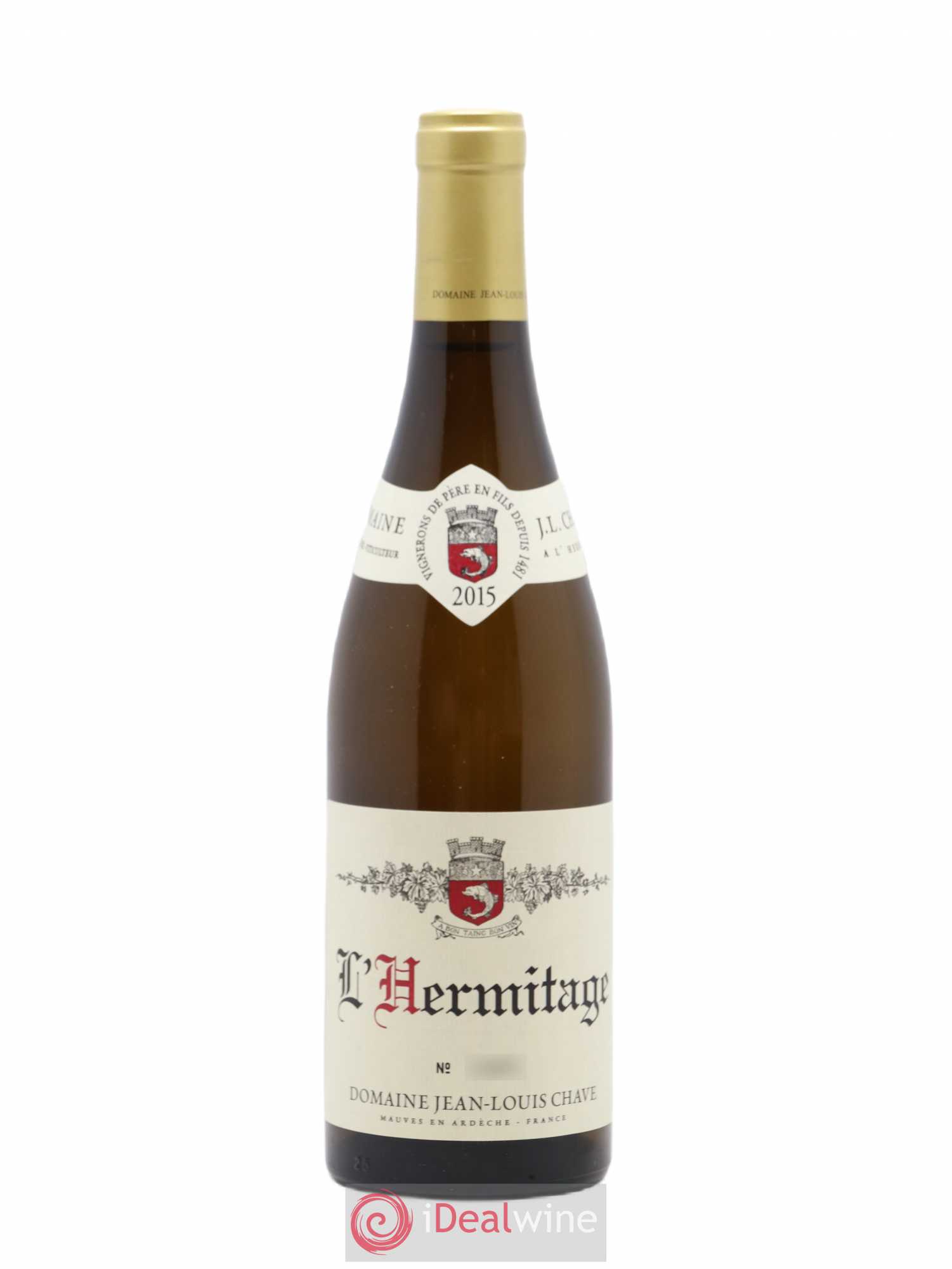 Hermitage Jean-Louis Chave 2015 - Lot de 1 bouteille - 0