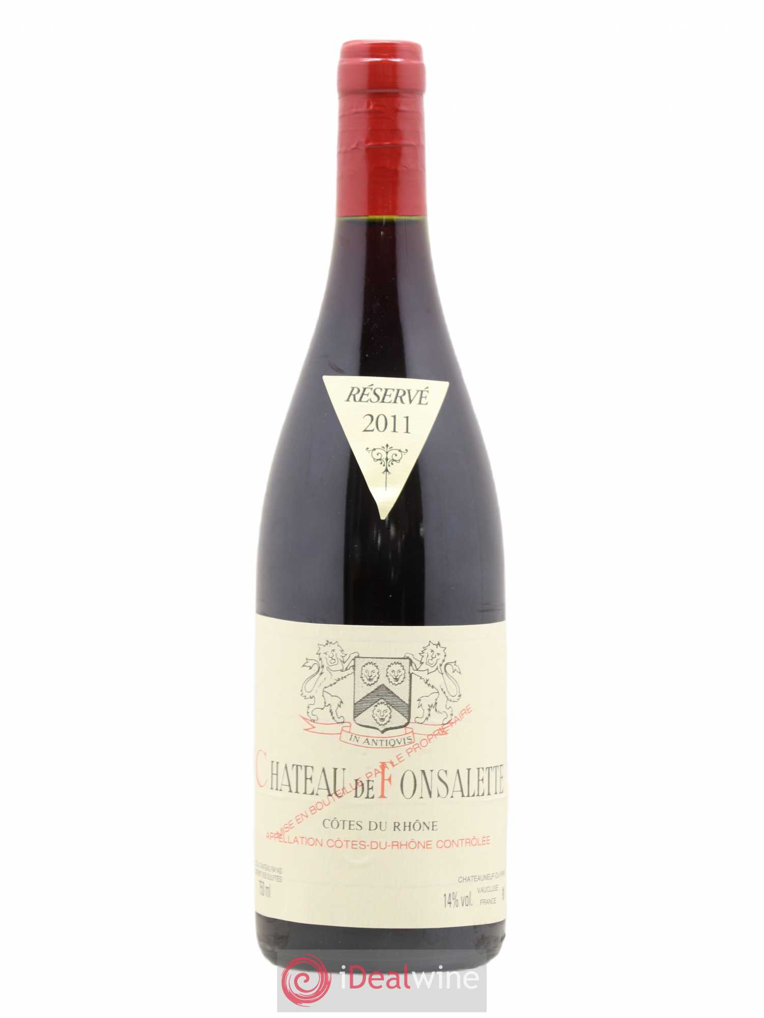 Côtes-du-Rhône Château de Fonsalette Emmanuel Reynaud 2011 - Lot de 1 bouteille - 0