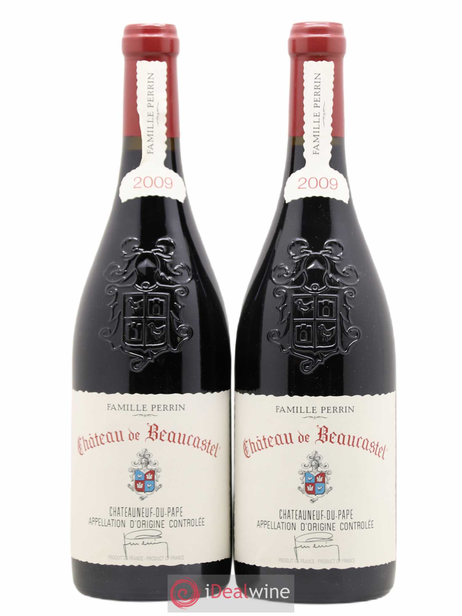Châteauneuf-du-Pape Château de Beaucastel Famille Perrin 2009 - Lot de 2 bouteilles - 0