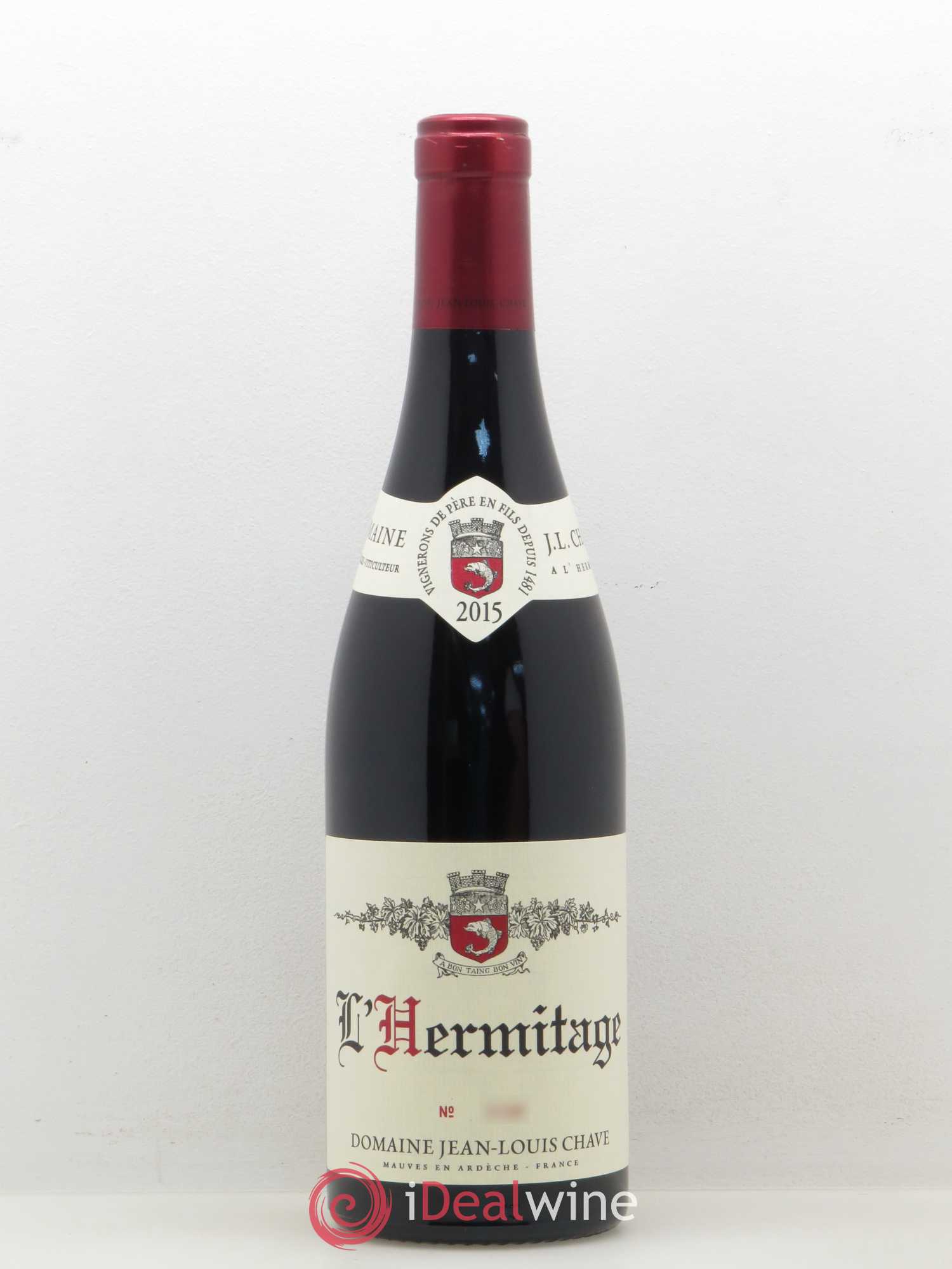 Hermitage Jean-Louis Chave 2015 - Lot de 1 bouteille - 0