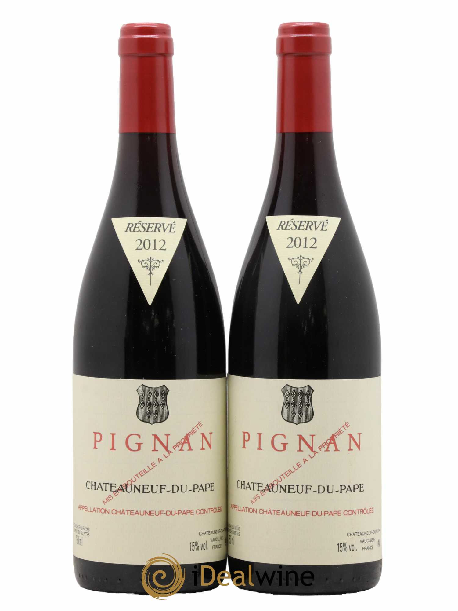 Châteauneuf-du-Pape Pignan Emmanuel Reynaud 2012 - Lot de 2 bouteilles - 0