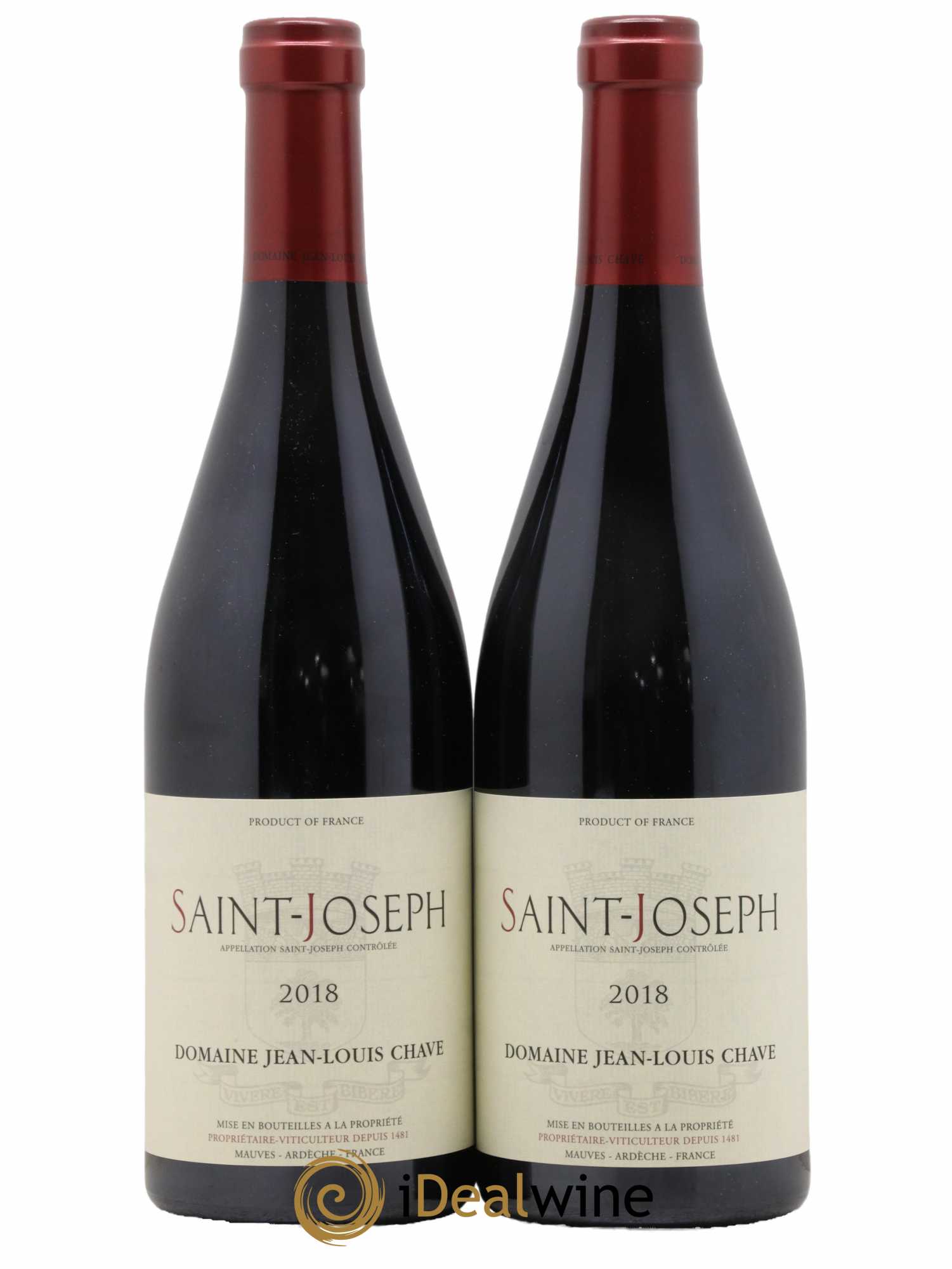 Saint-Joseph Jean-Louis Chave 2018 - Lot of 2 bottles - 0