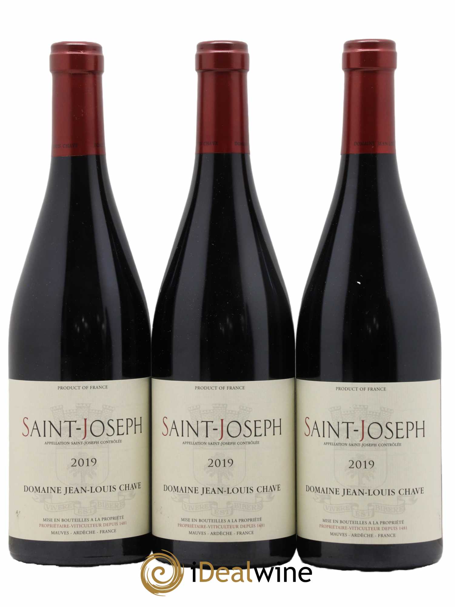 Saint-Joseph Jean-Louis Chave 2019 - Lot de 3 bouteilles - 0