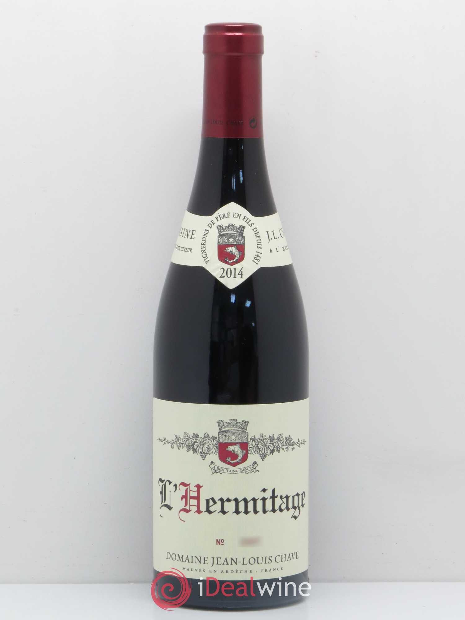 Hermitage Jean-Louis Chave 2014 - Lot de 1 bouteille - 0