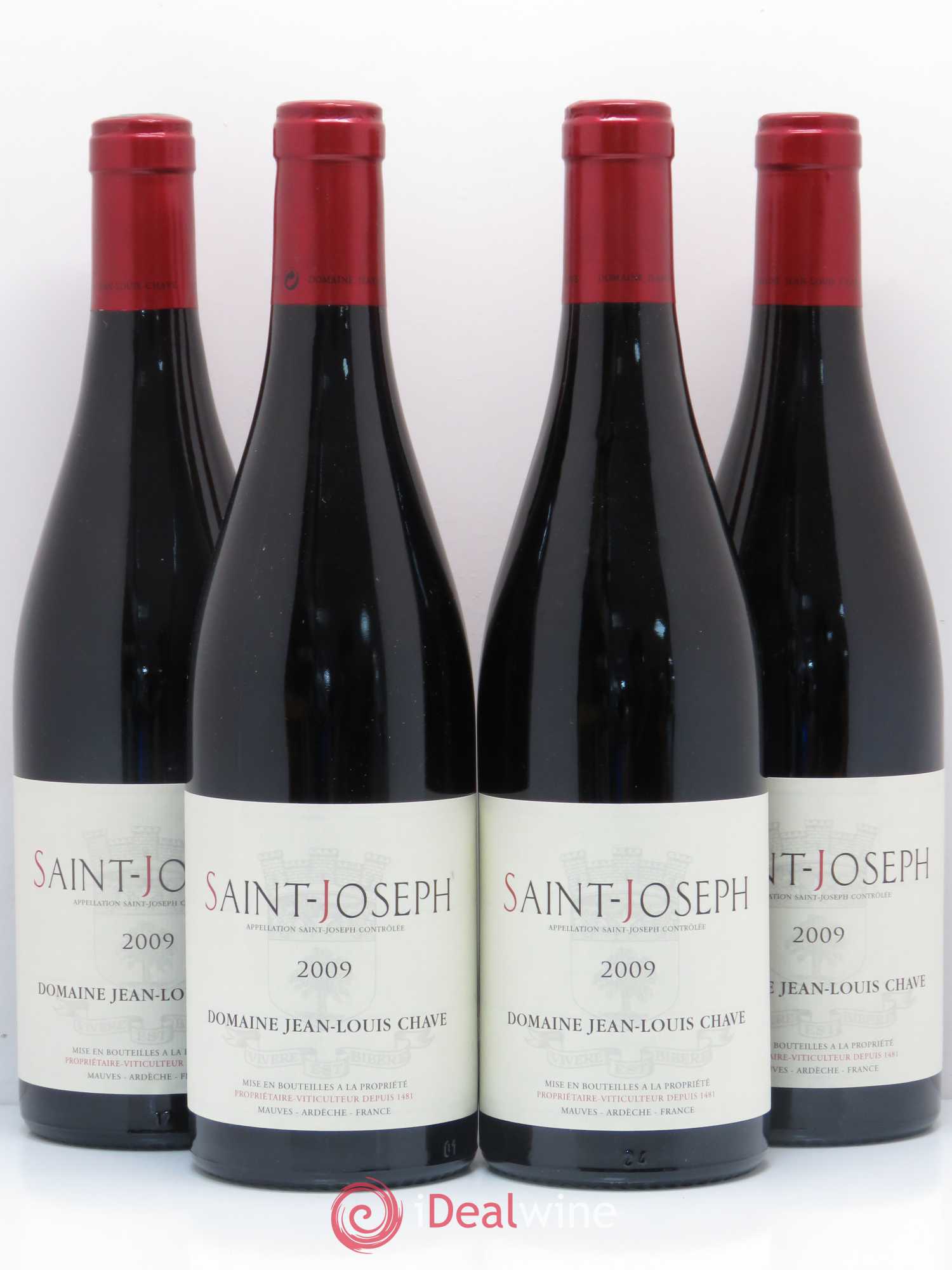 Saint-Joseph Jean-Louis Chave 2009 - Lot de 4 bouteilles - 0