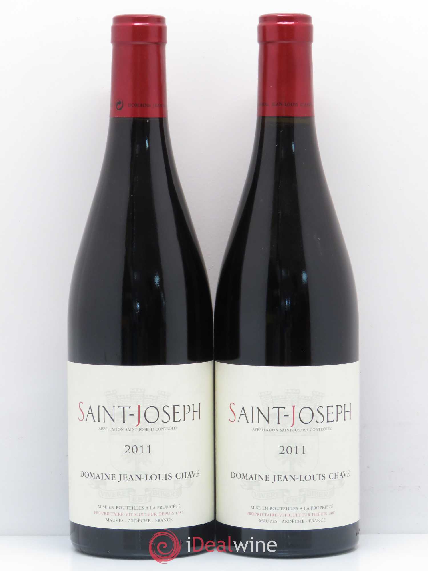 Saint-Joseph Jean-Louis Chave 2011 - Lot de 2 bouteilles - 0