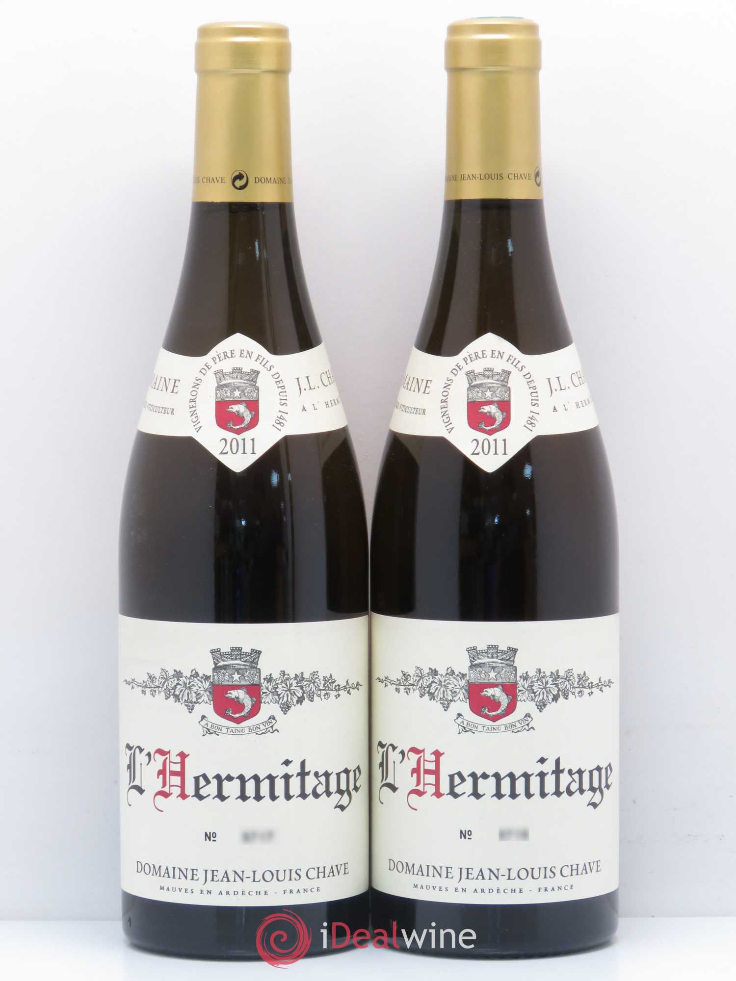 Hermitage Jean-Louis Chave 2011 - Lot de 2 bouteilles - 0