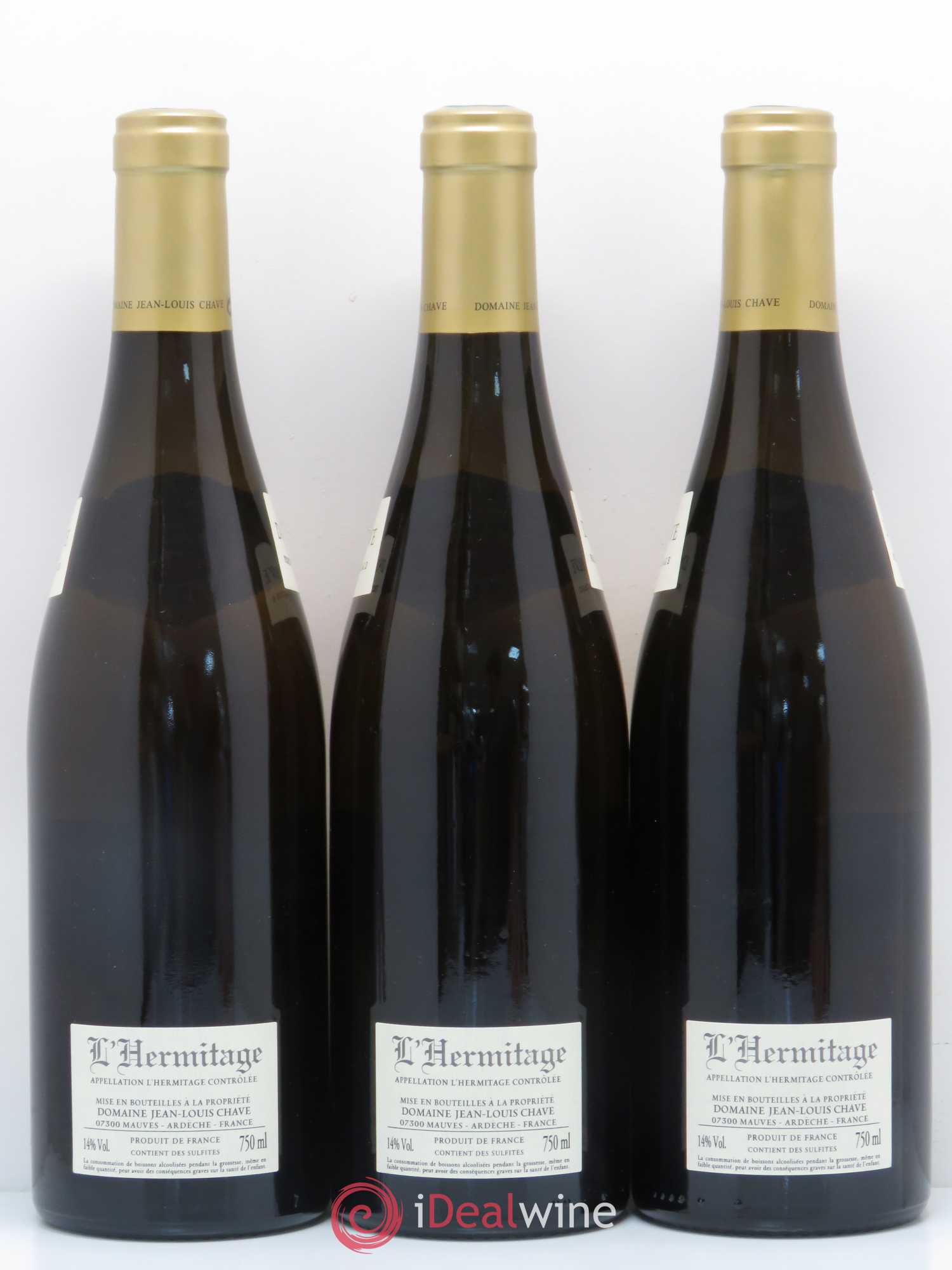 Hermitage Jean-Louis Chave 2012 - Lot de 3 bouteilles - 1