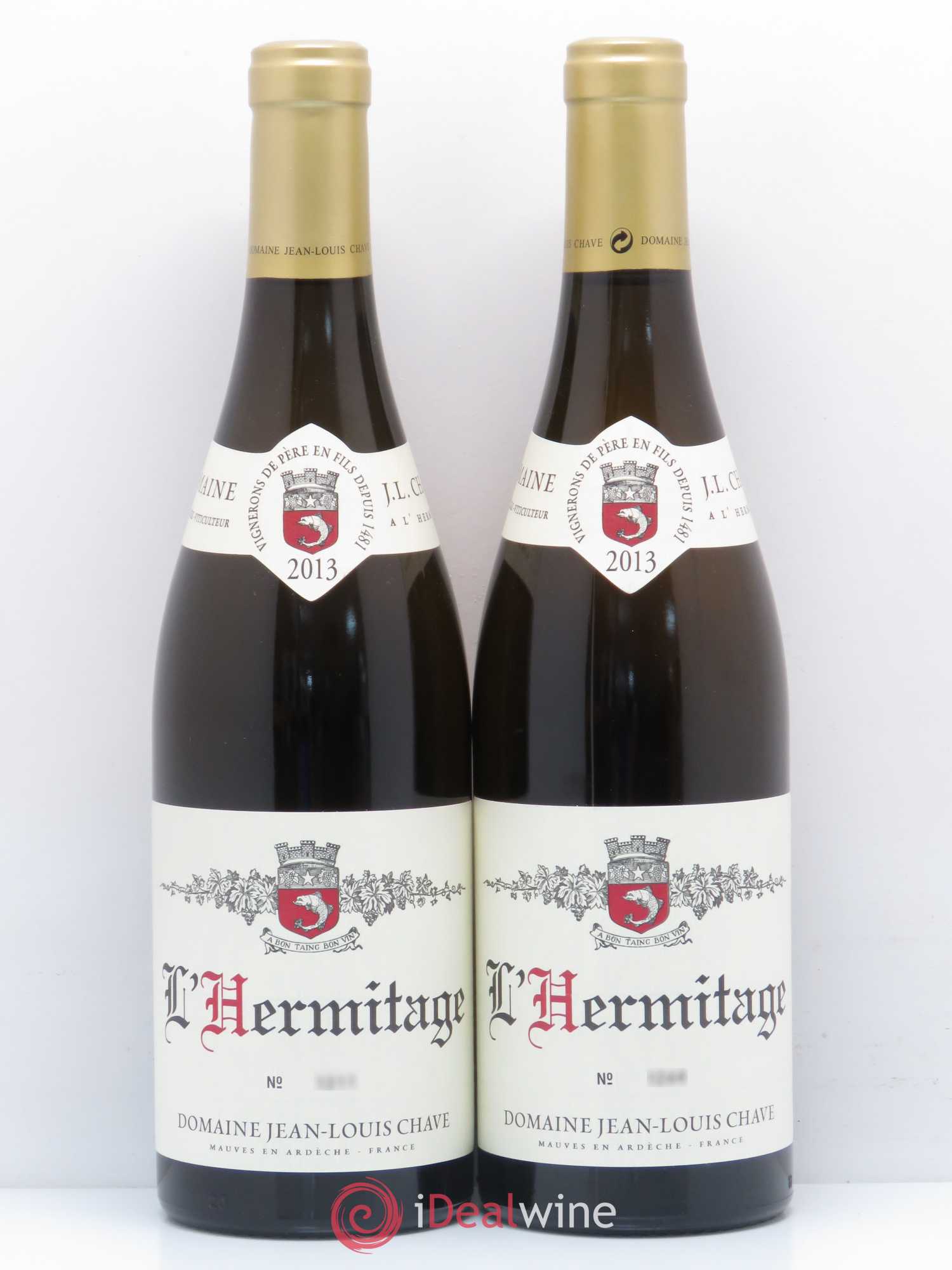 Hermitage Jean-Louis Chave 2013 - Lot de 2 bouteilles - 0