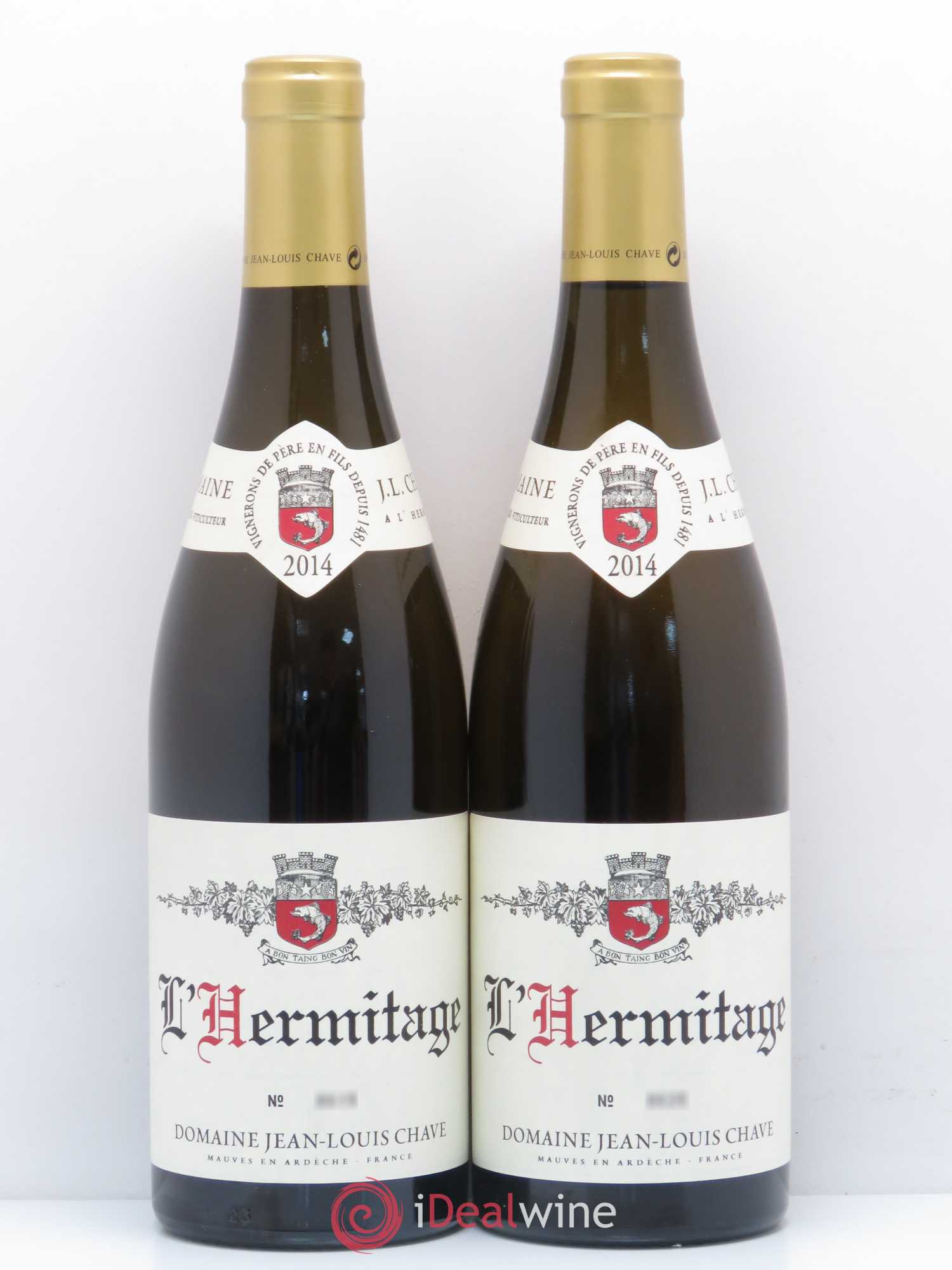 Hermitage Jean-Louis Chave 2014 - Lot de 2 bouteilles - 0