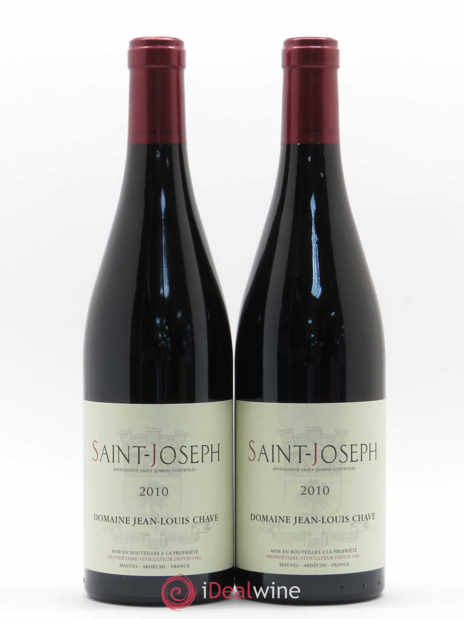 Saint-Joseph Jean-Louis Chave 2010 - Lot de 2 bouteilles - 0