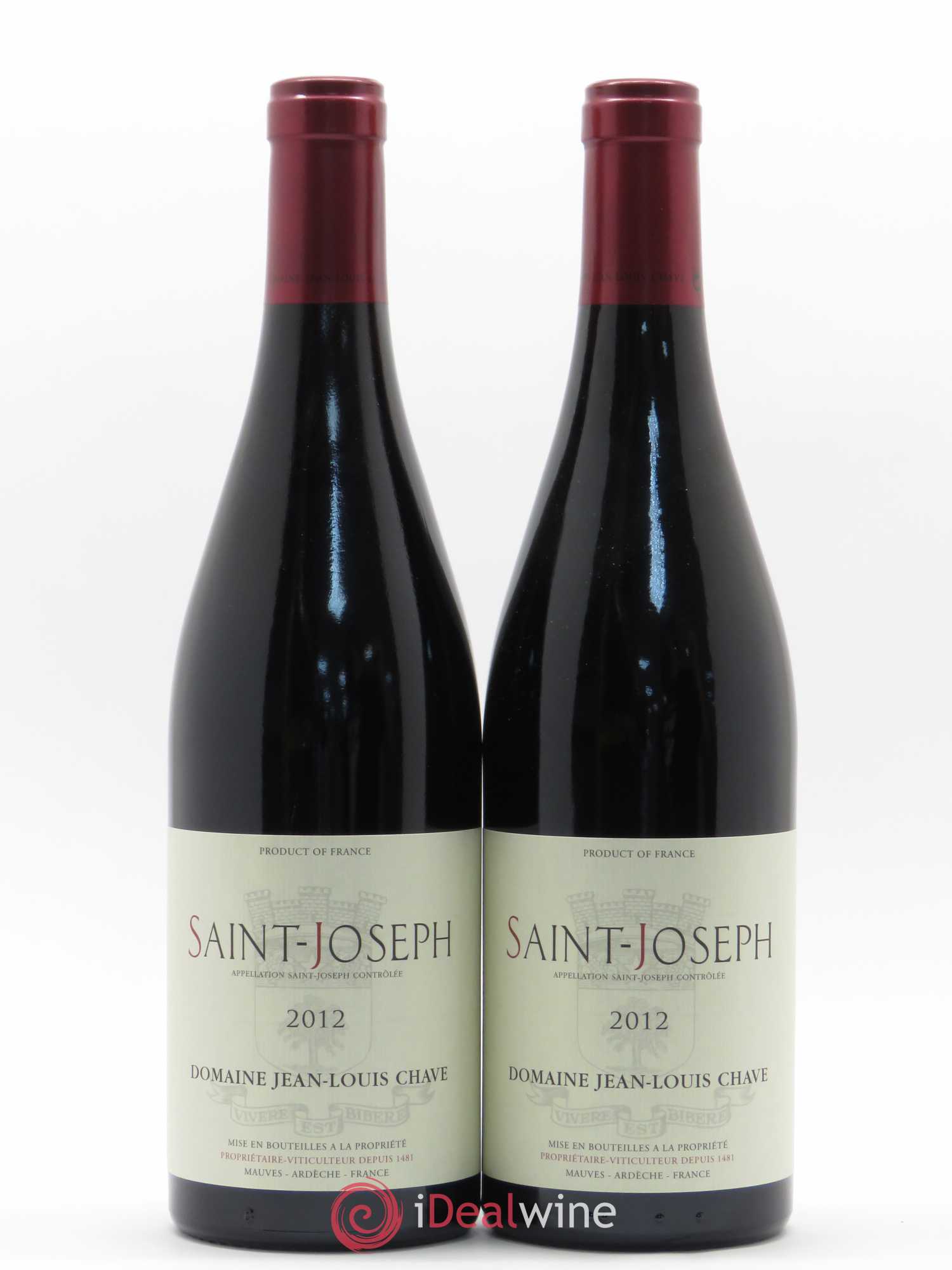 Saint-Joseph Jean-Louis Chave 2012 - Lot de 2 bouteilles - 0
