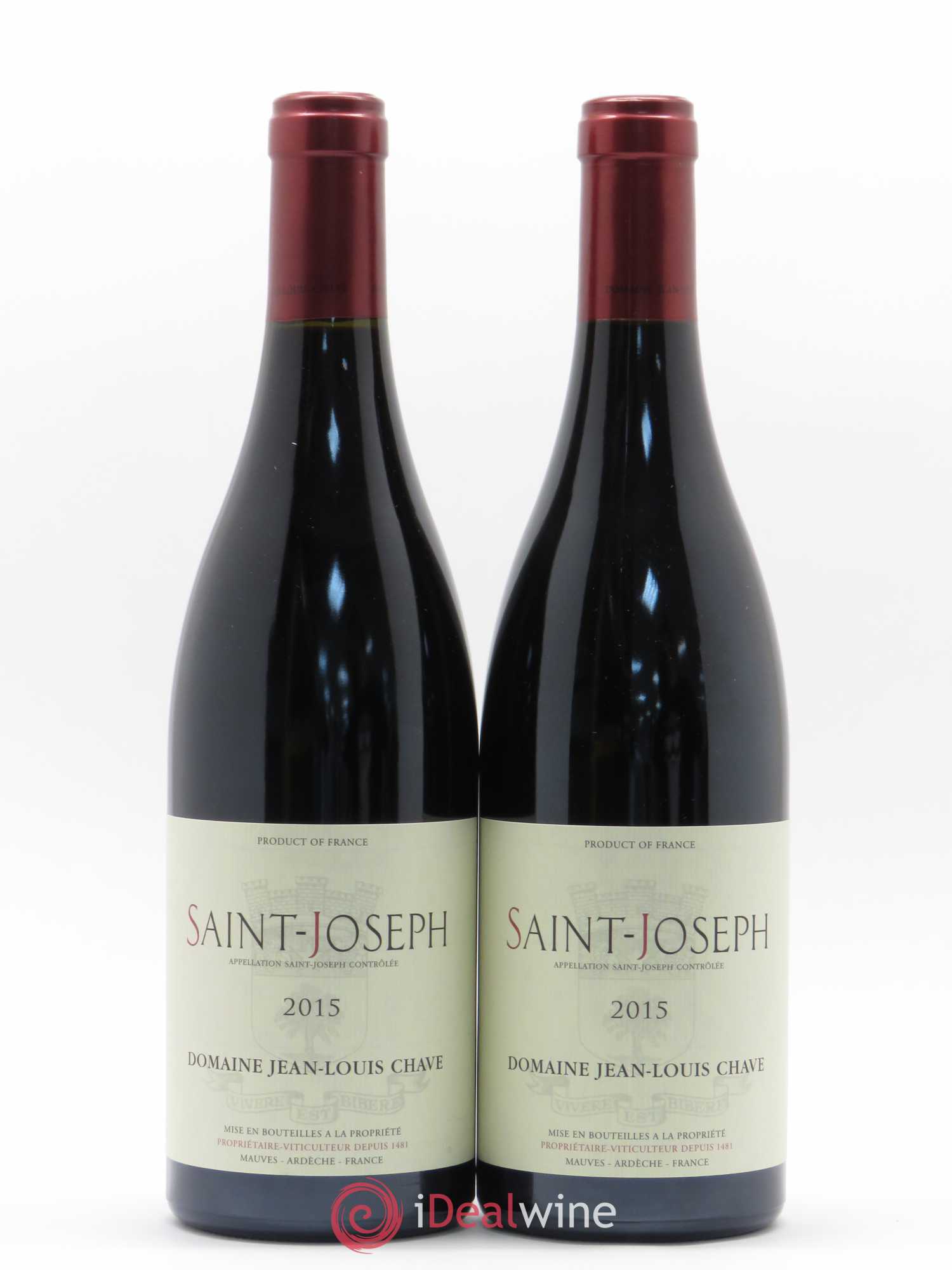 Saint-Joseph Jean-Louis Chave 2015 - Lot de 2 bouteilles - 0