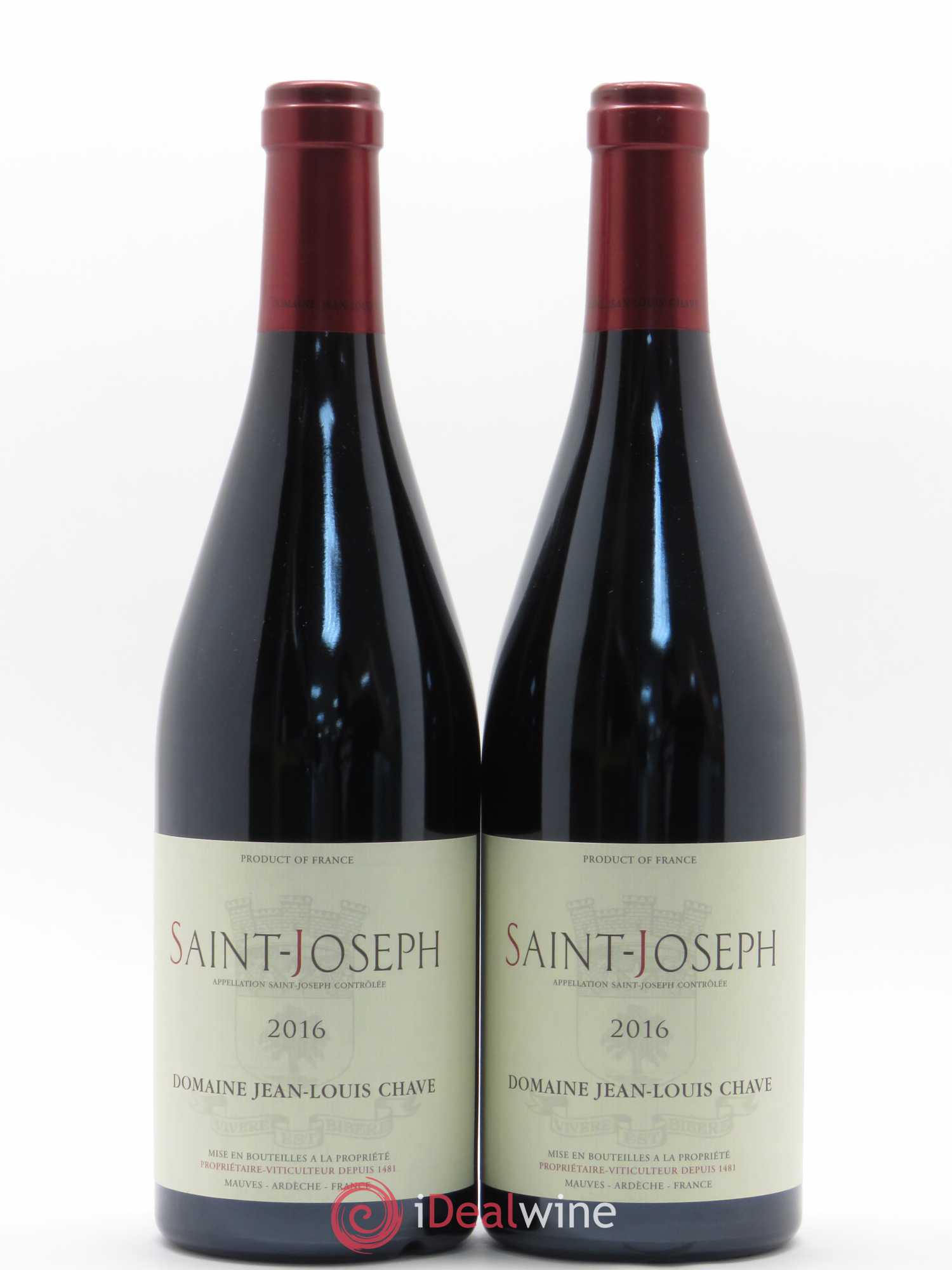 Saint-Joseph Jean-Louis Chave 2016 - Lot de 2 bouteilles - 0