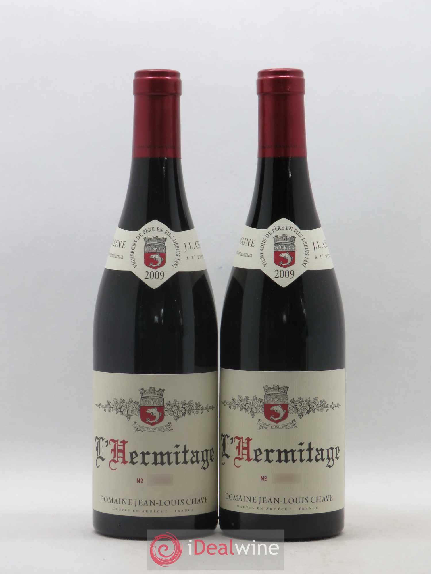 Hermitage Jean-Louis Chave 2009 - Lot de 2 bouteilles - 0