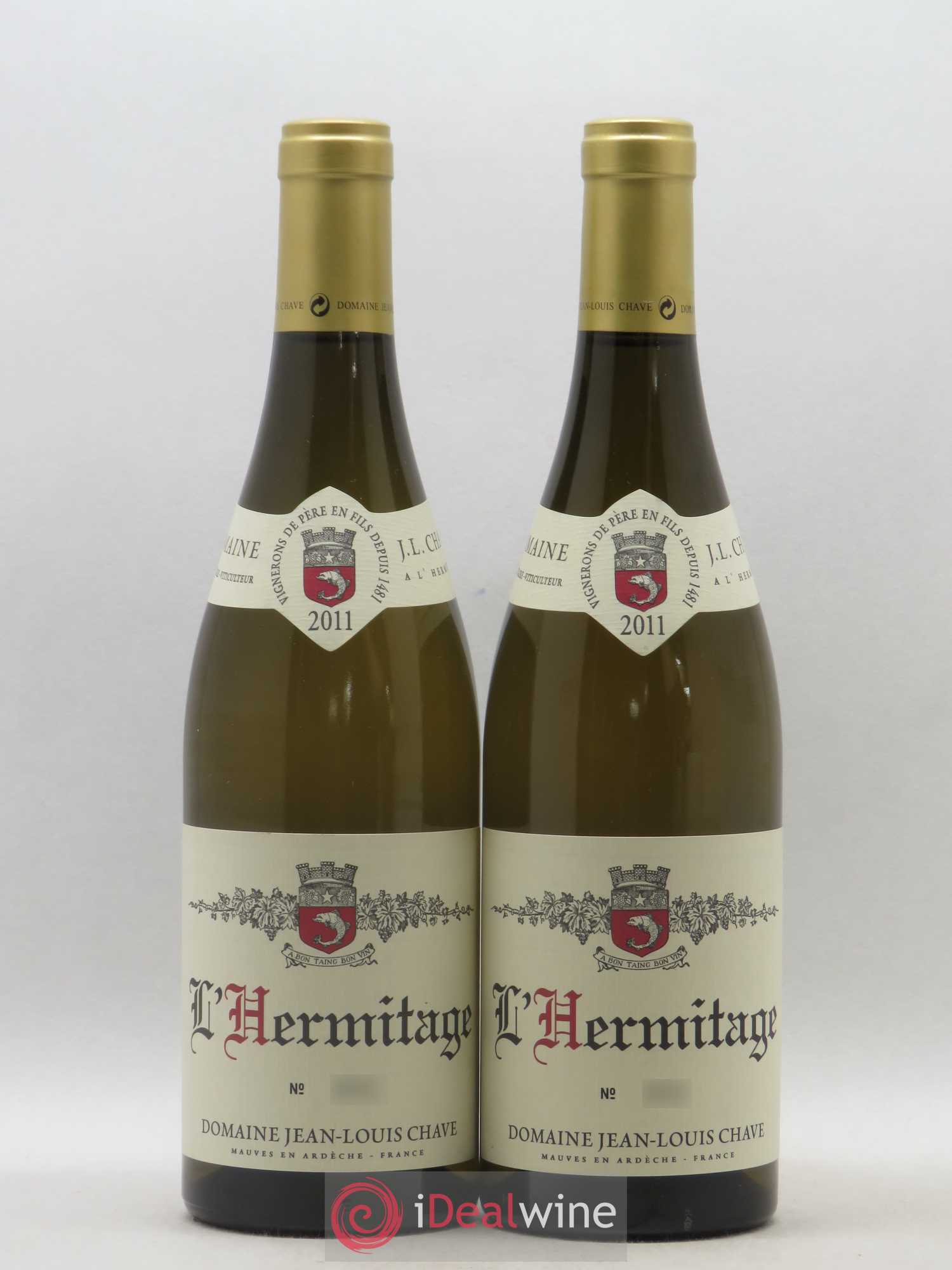 Hermitage Jean-Louis Chave 2011 - Lot de 2 bouteilles - 0