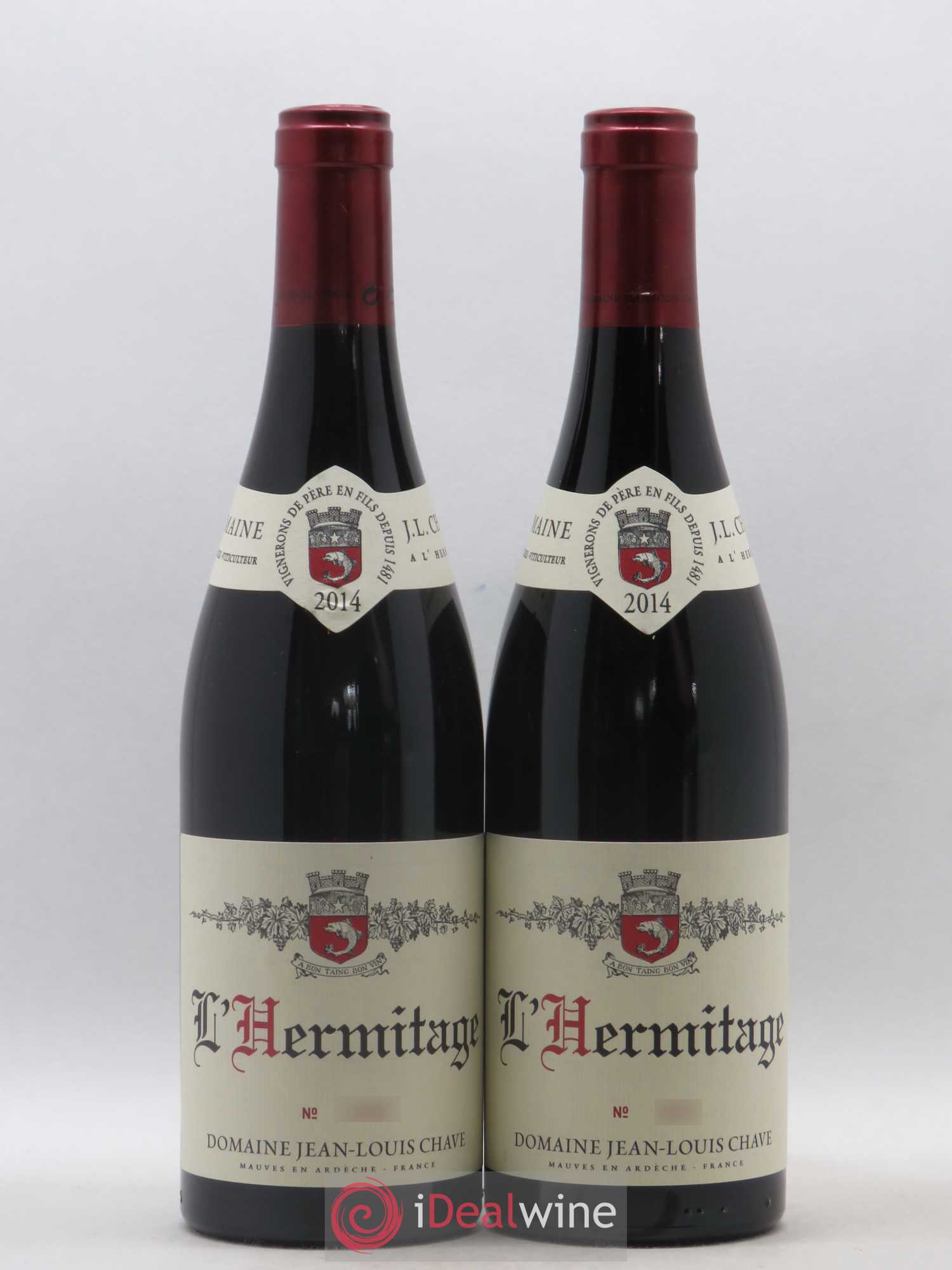 Hermitage Jean-Louis Chave 2014 - Lot de 2 bouteilles - 0