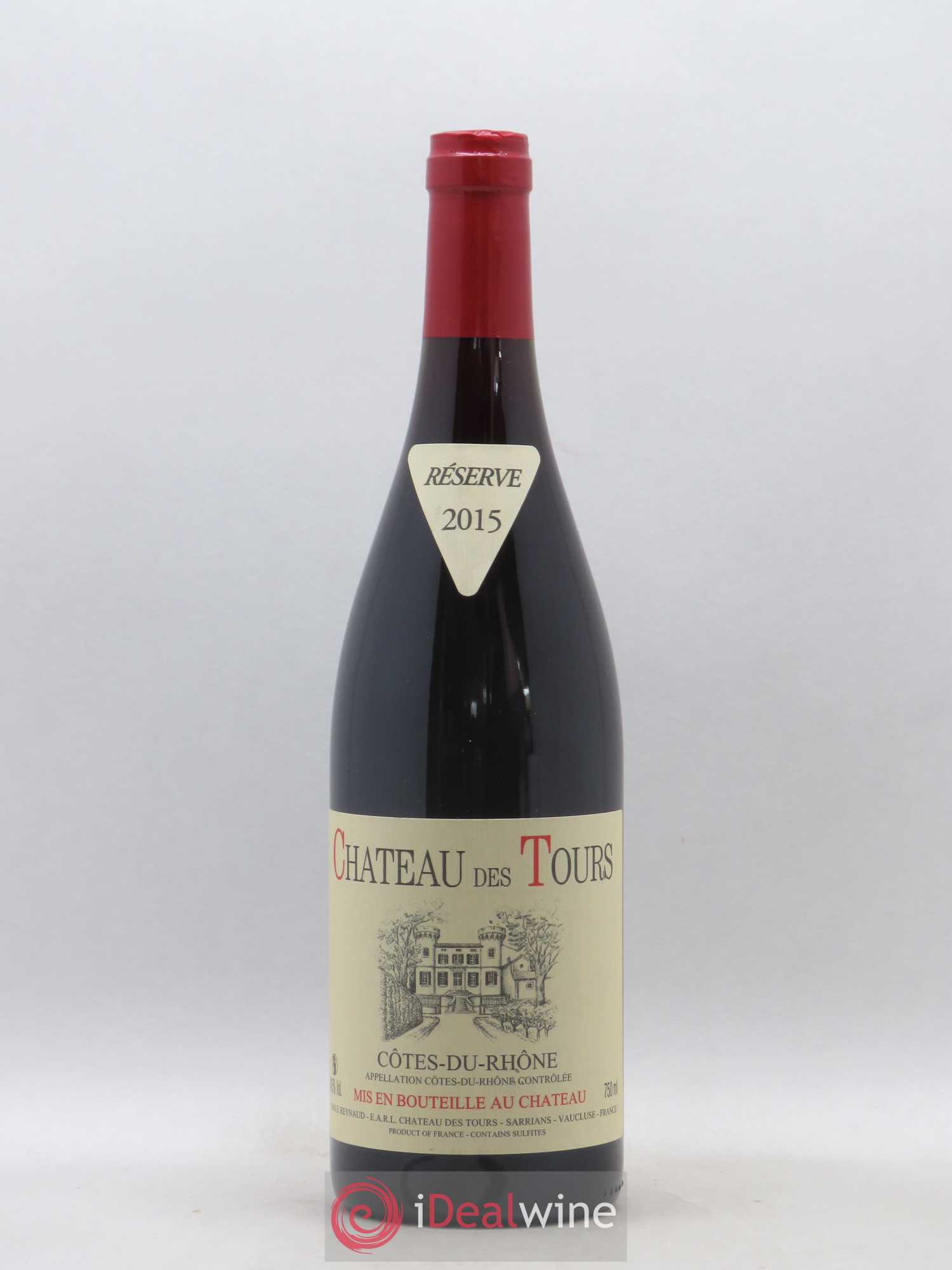 Côtes-du-Rhône Château des Tours Emmanuel Reynaud 2015 - Lot de 1 bouteille - 0