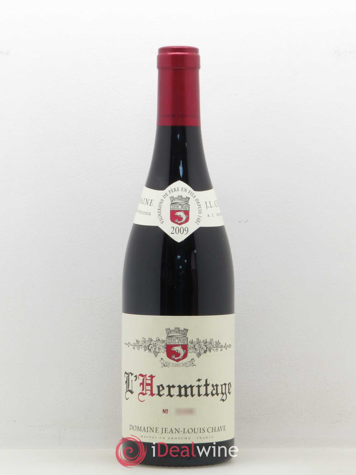 Hermitage Jean-Louis Chave 2009 - Lot de 1 bouteille - 0