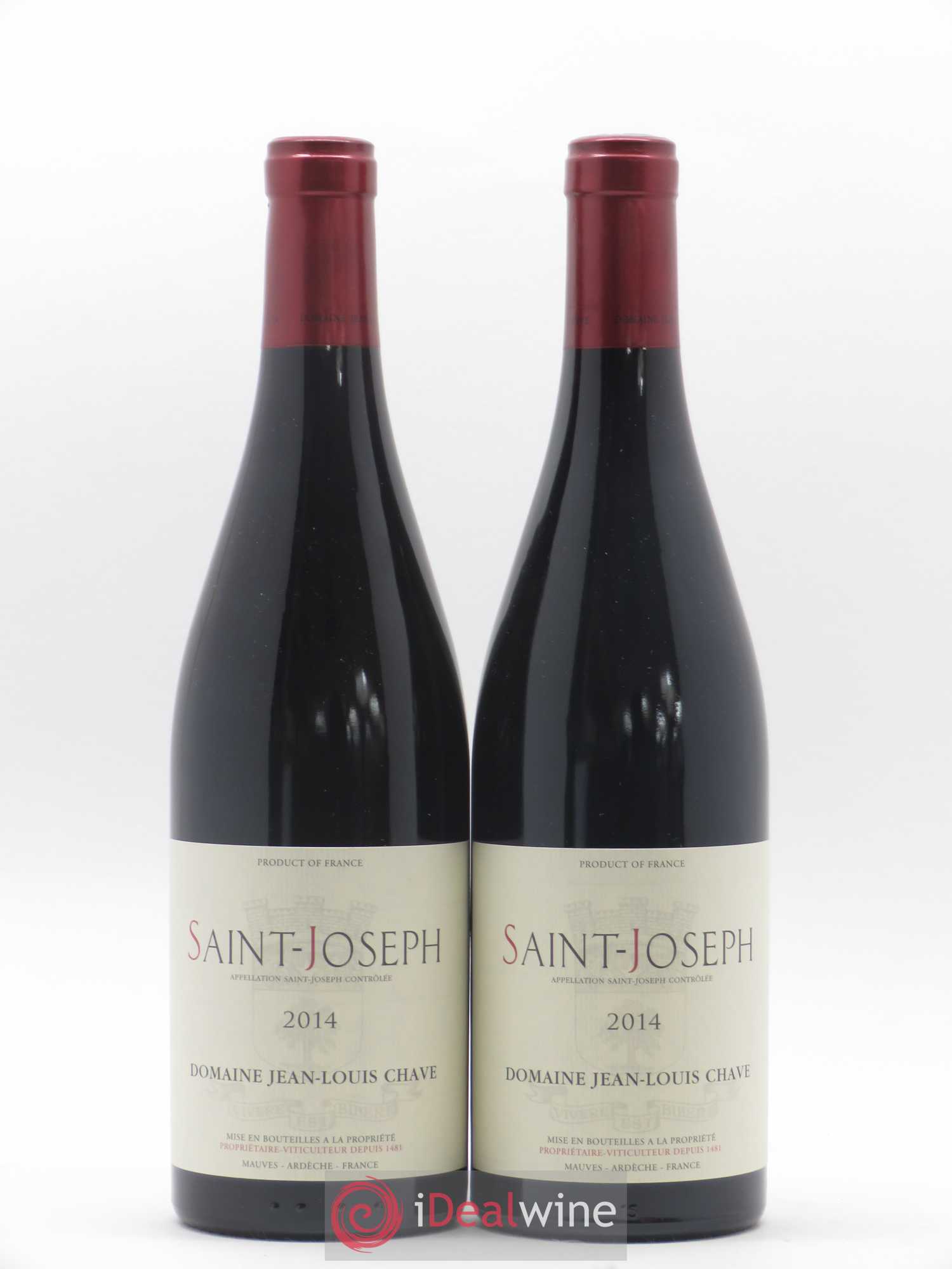 Saint-Joseph Jean-Louis Chave 2014 - Lot de 2 bouteilles - 0