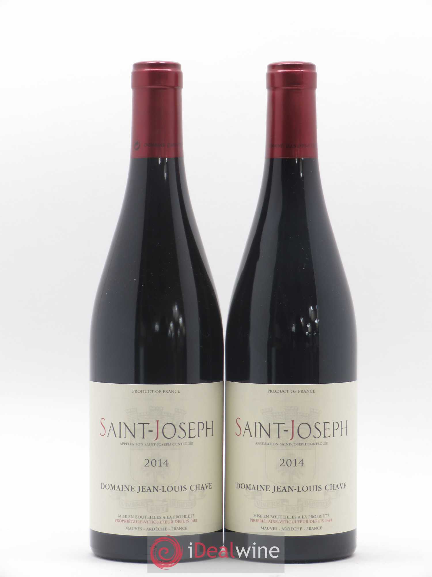 Saint-Joseph Jean-Louis Chave 2014 - Lot de 2 bouteilles - 0