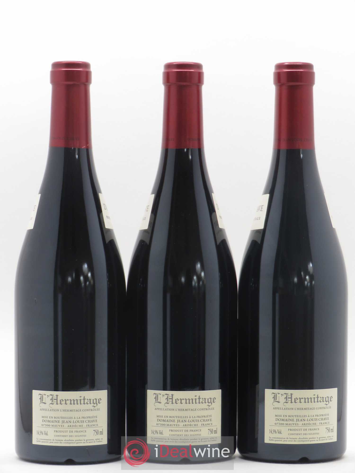 Hermitage Jean-Louis Chave 2016 - Lot de 3 bouteilles - 1