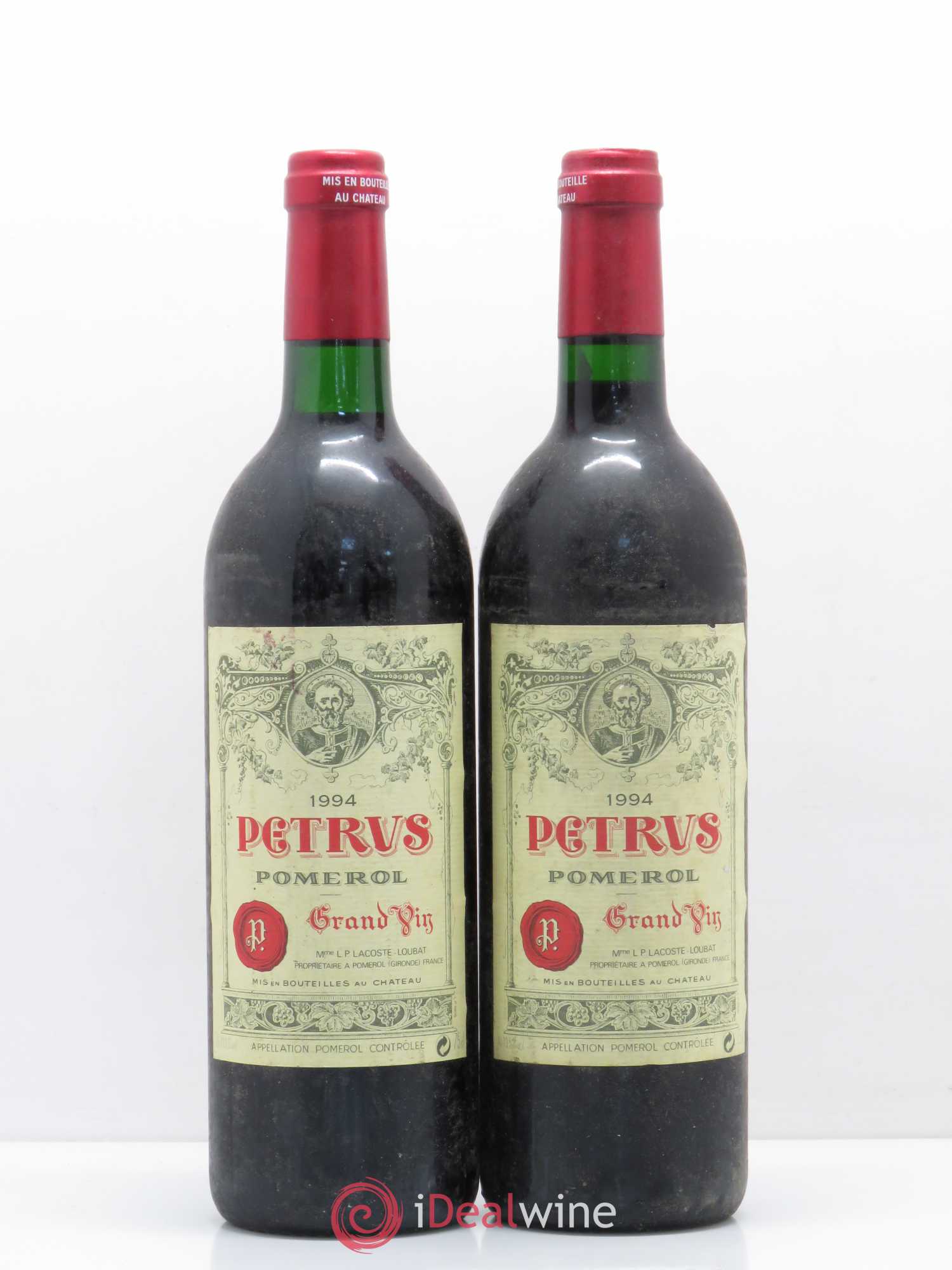 Petrus 1994 - Lot de 2 bouteilles - 0
