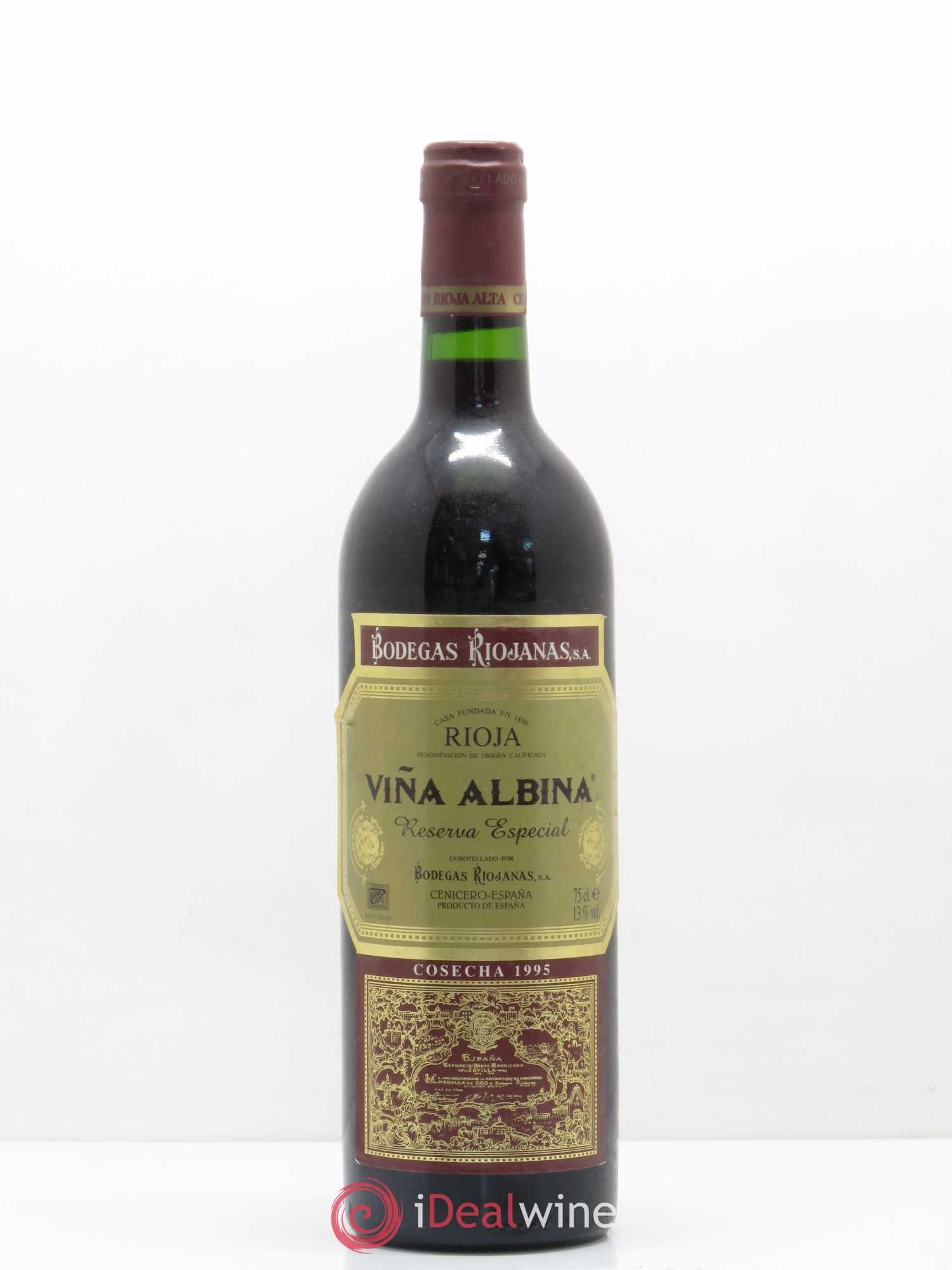 Rioja DOCA Vina Albina Reserva Riojanas 1995 - Lotto di 1 bottiglia - 0