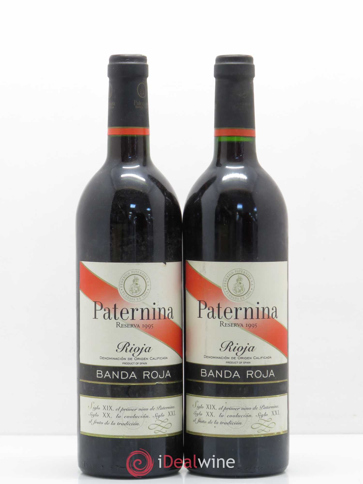 Rioja DOCA Paternina Banda Reserva (sans prix de réserve) 1995 - Lotto di 2 bottiglie - 0