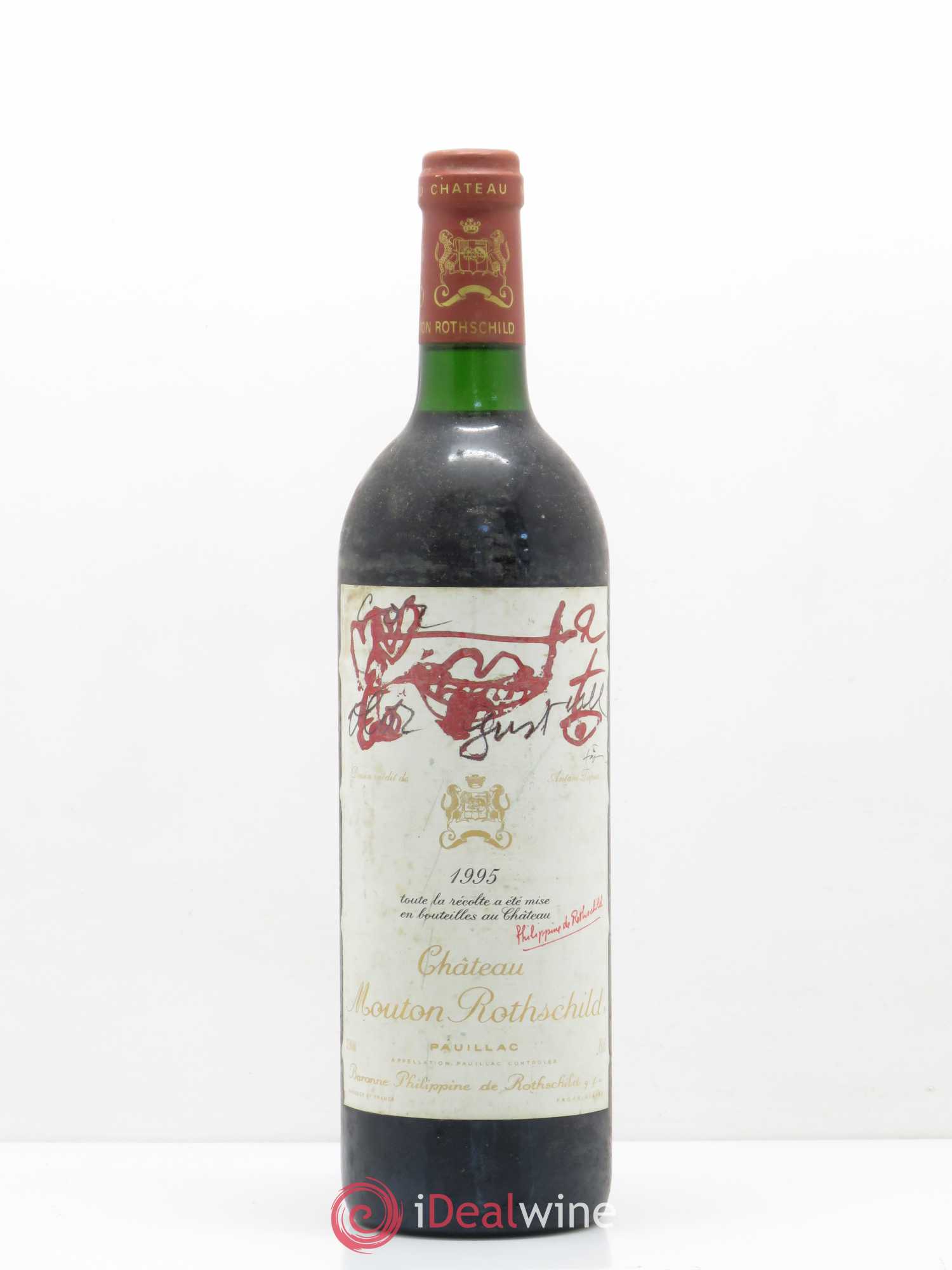 Château Mouton Rothschild 1er Grand Cru Classé 1995 - Lot de 1 bouteille - 0