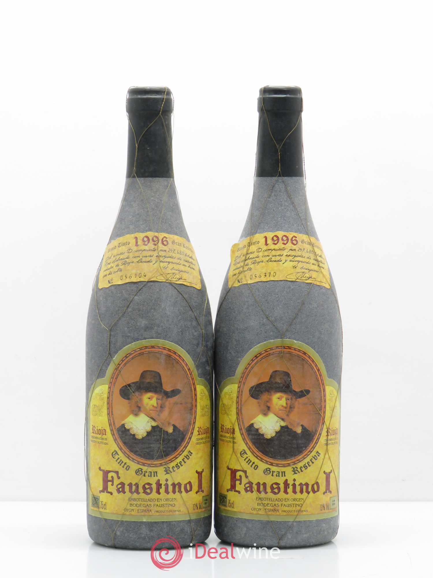 Rioja DOCA Faustino I Gran Reserva 1996 - Posten von 2 Flaschen - 0