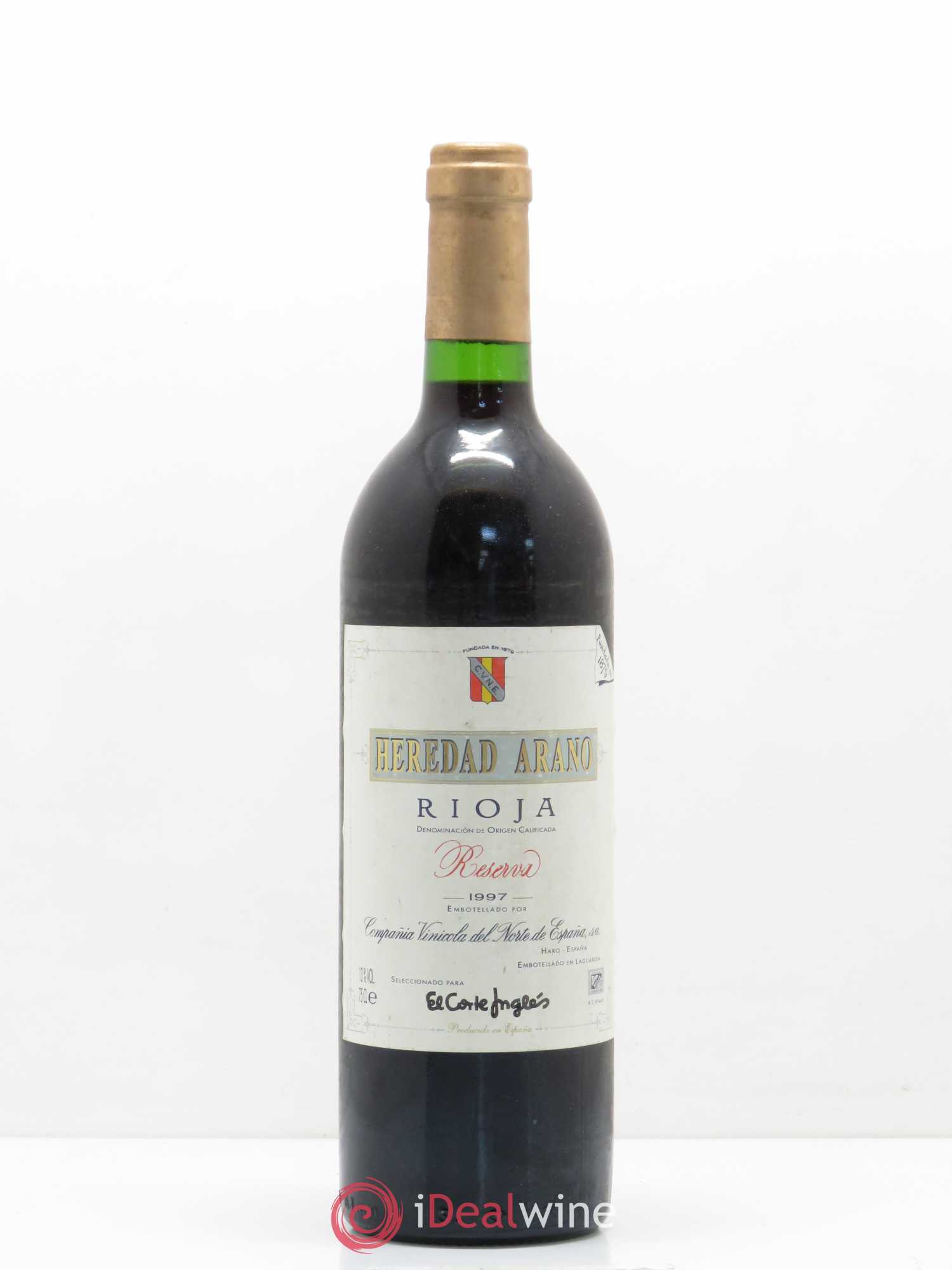 Rioja DOCA Heredad Arano Reserva 1997 - Lotto di 1 bottiglia - 0