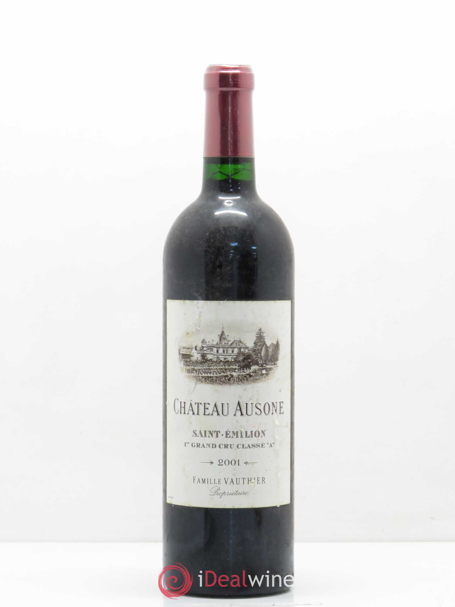 Château Ausone 1er Grand Cru Classé A 2001 - Lot de 1 bouteille - 0