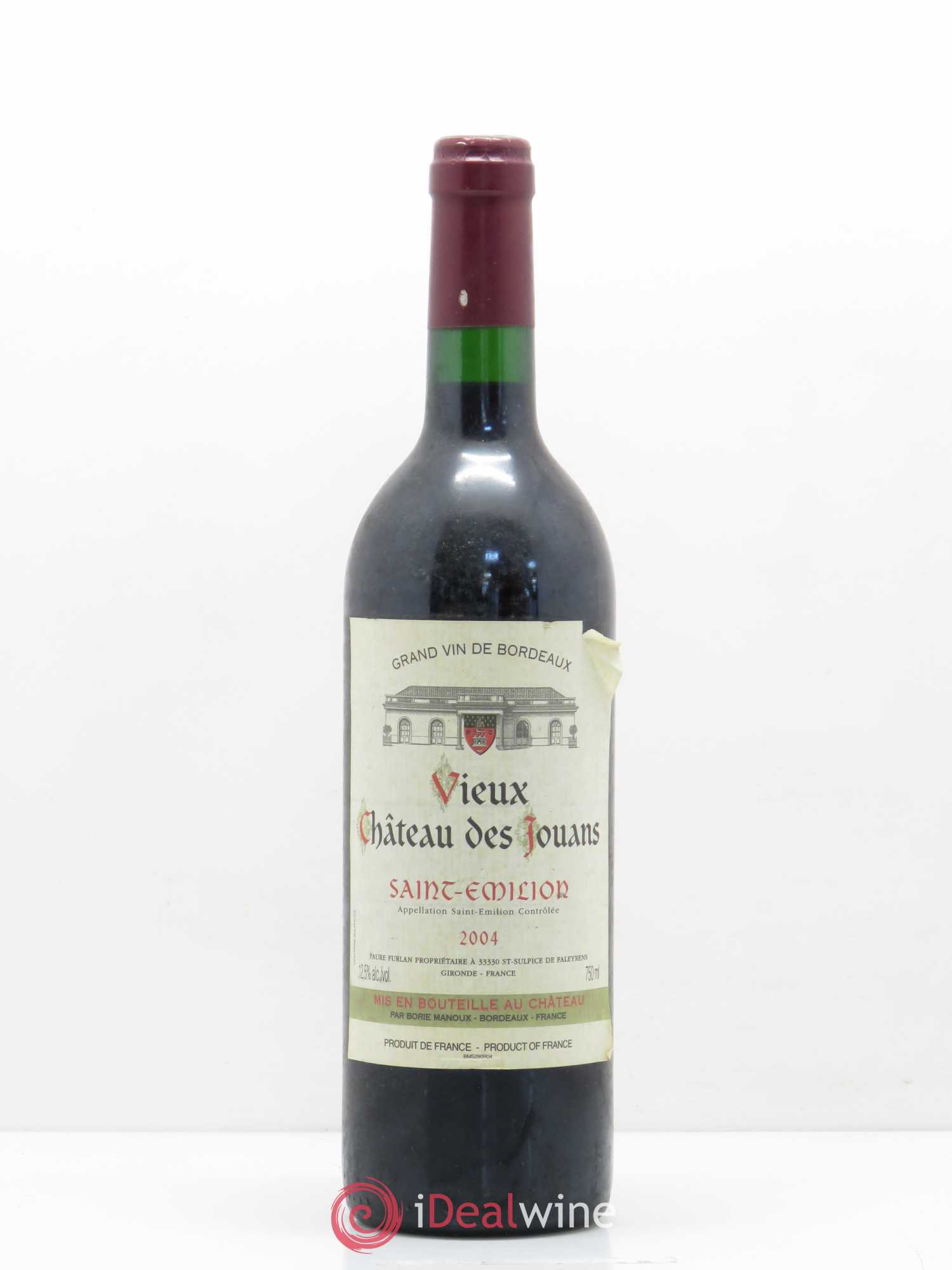 Saint-Émilion Vieux Chateau des Jouans 2004 - Posten von 1 Flasche - 0