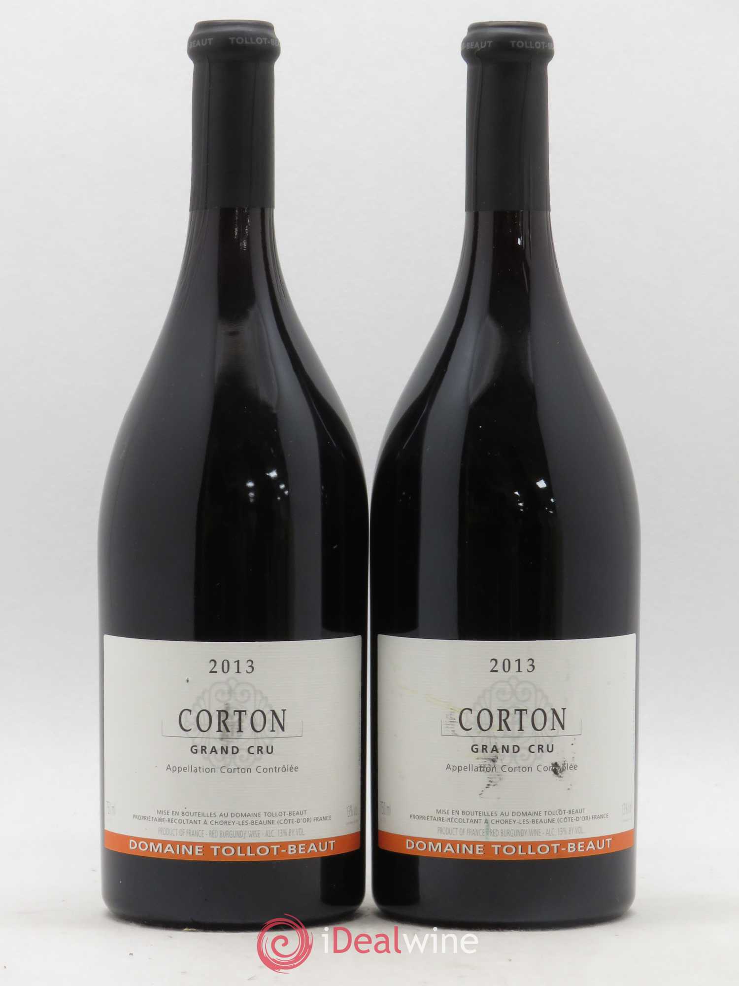 Corton Grand Cru Tollot Beaut (Domaine) 2013 - Lot de 2 bouteilles - 0