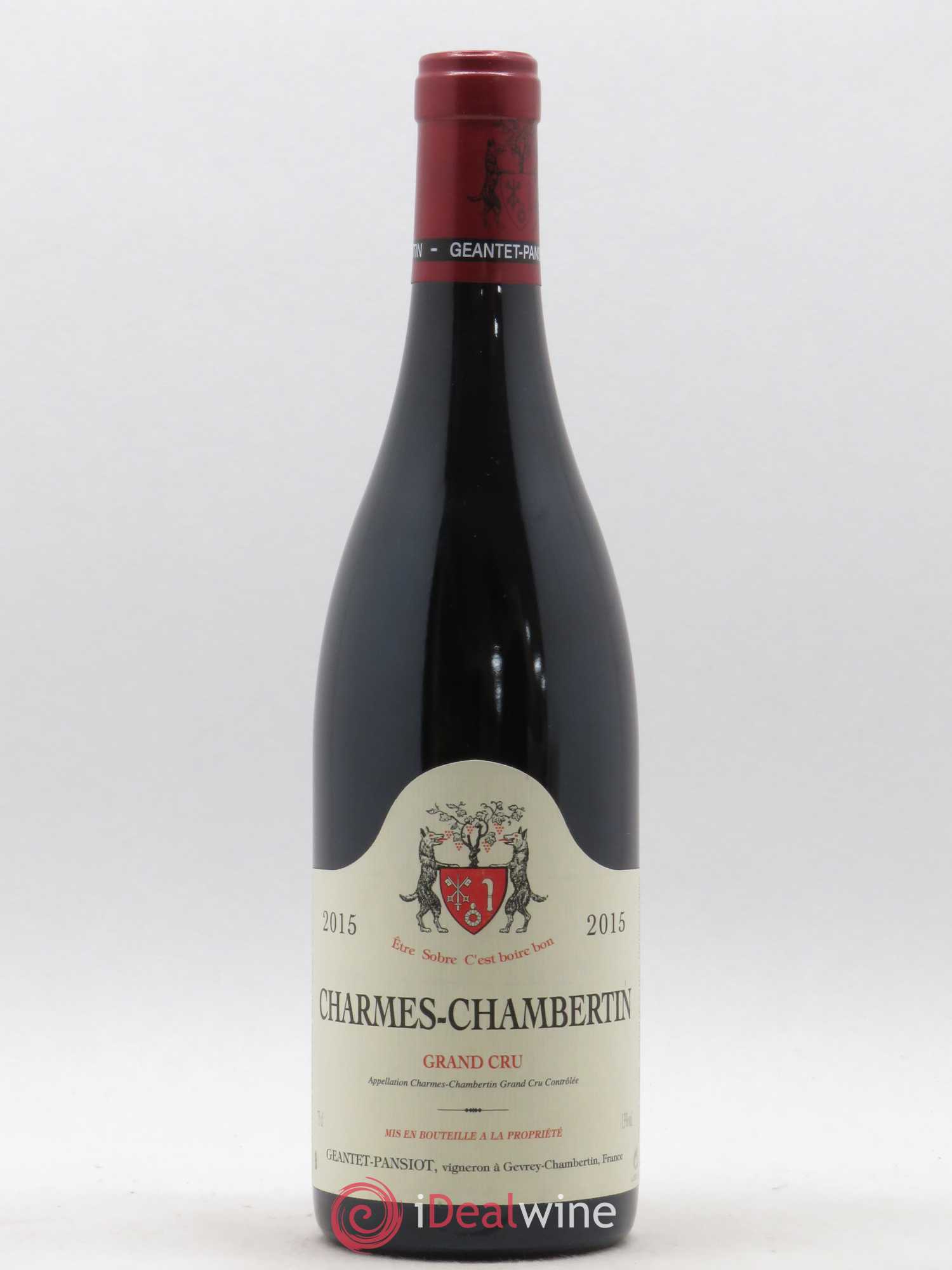 Charmes-Chambertin Grand Cru Geantet-Pansiot 2015 - Lot de 1 bouteille - 0