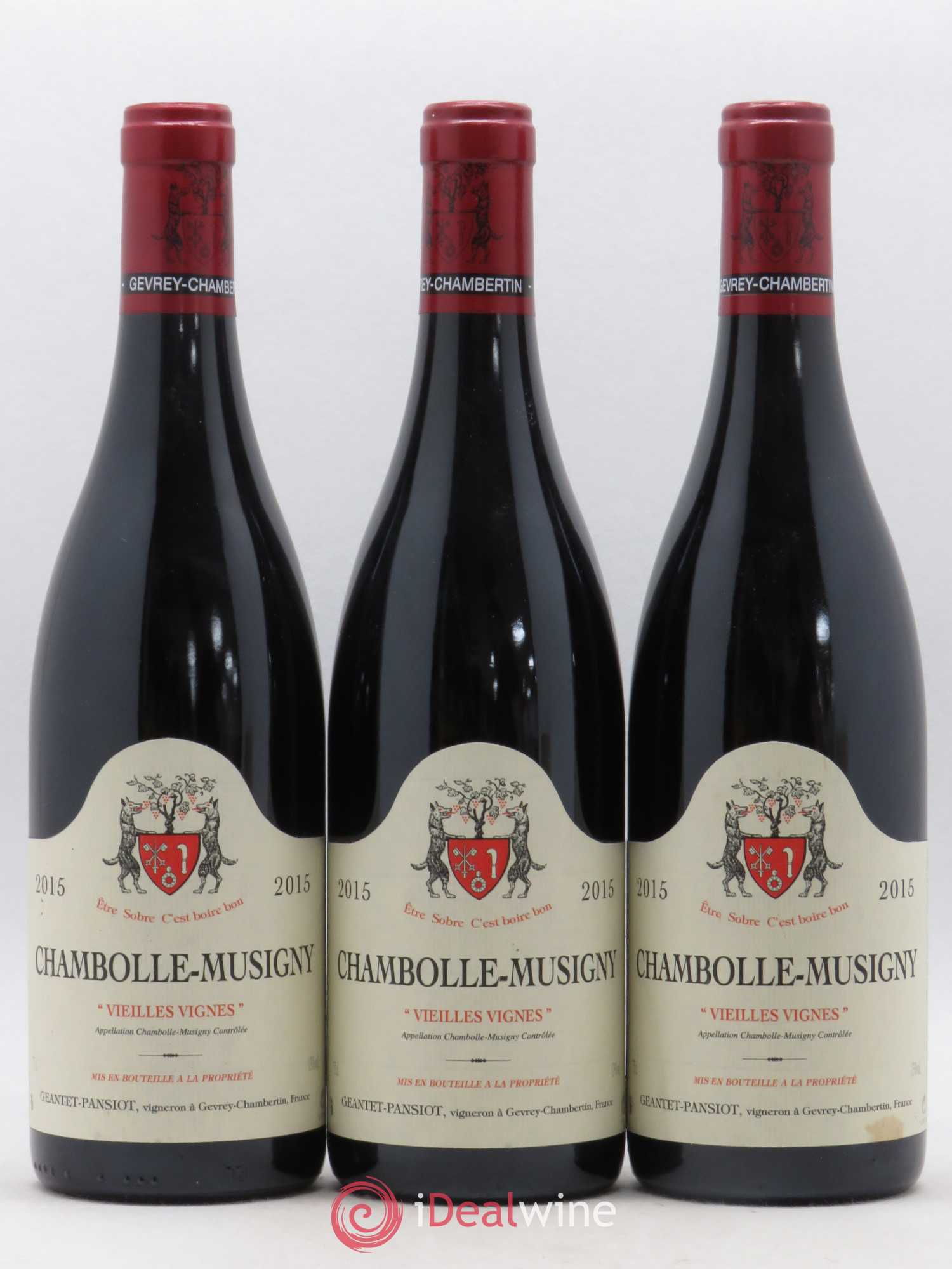 Chambolle-Musigny Vieilles vignes Geantet-Pansiot 2015 - Lot de 3 bouteilles - 0