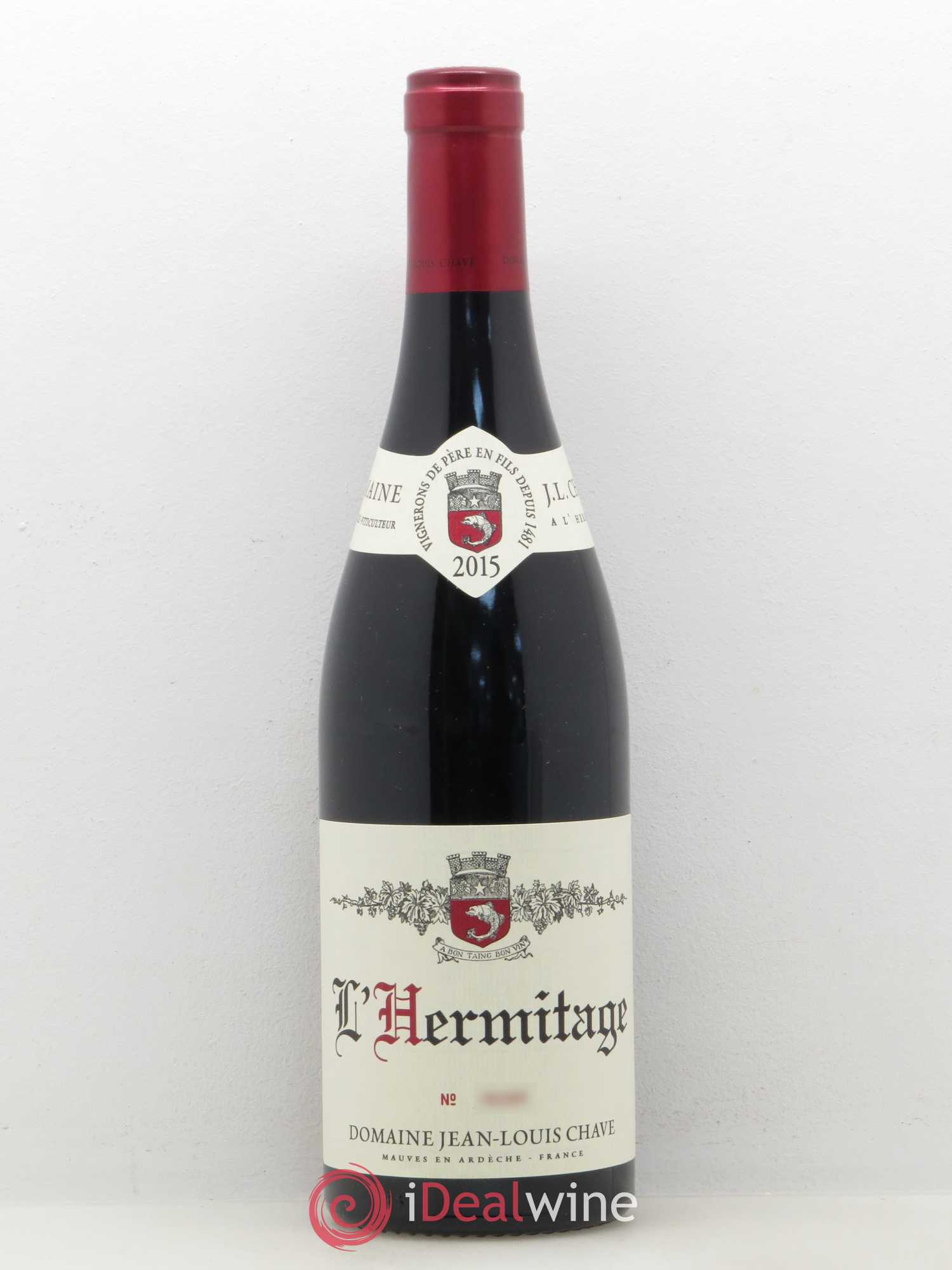Hermitage Jean-Louis Chave 2015 - Lot de 1 bouteille - 0