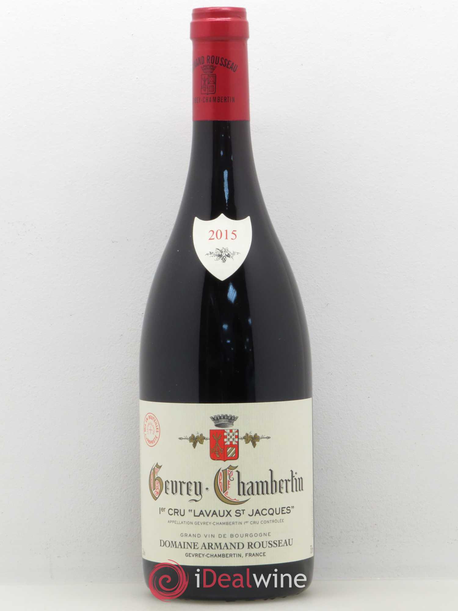 Gevrey-Chambertin 1er Cru Lavaux Saint Jacques Armand Rousseau (Domaine) 2015 - Lot de 1 bouteille - 0