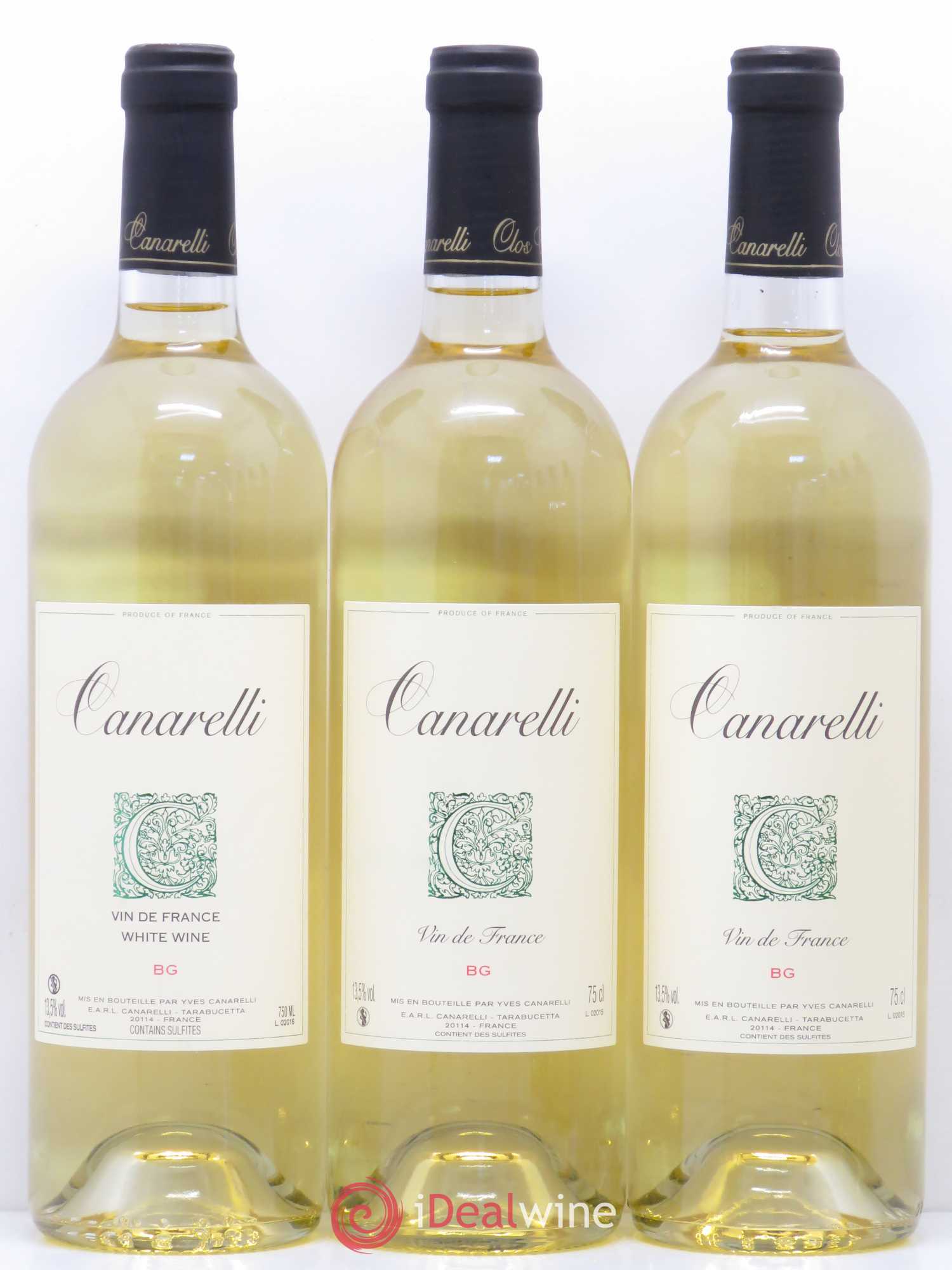 Vin de France Bianco Gentile Clos Canarelli 2015 - Posten von 6 Flaschen - 1